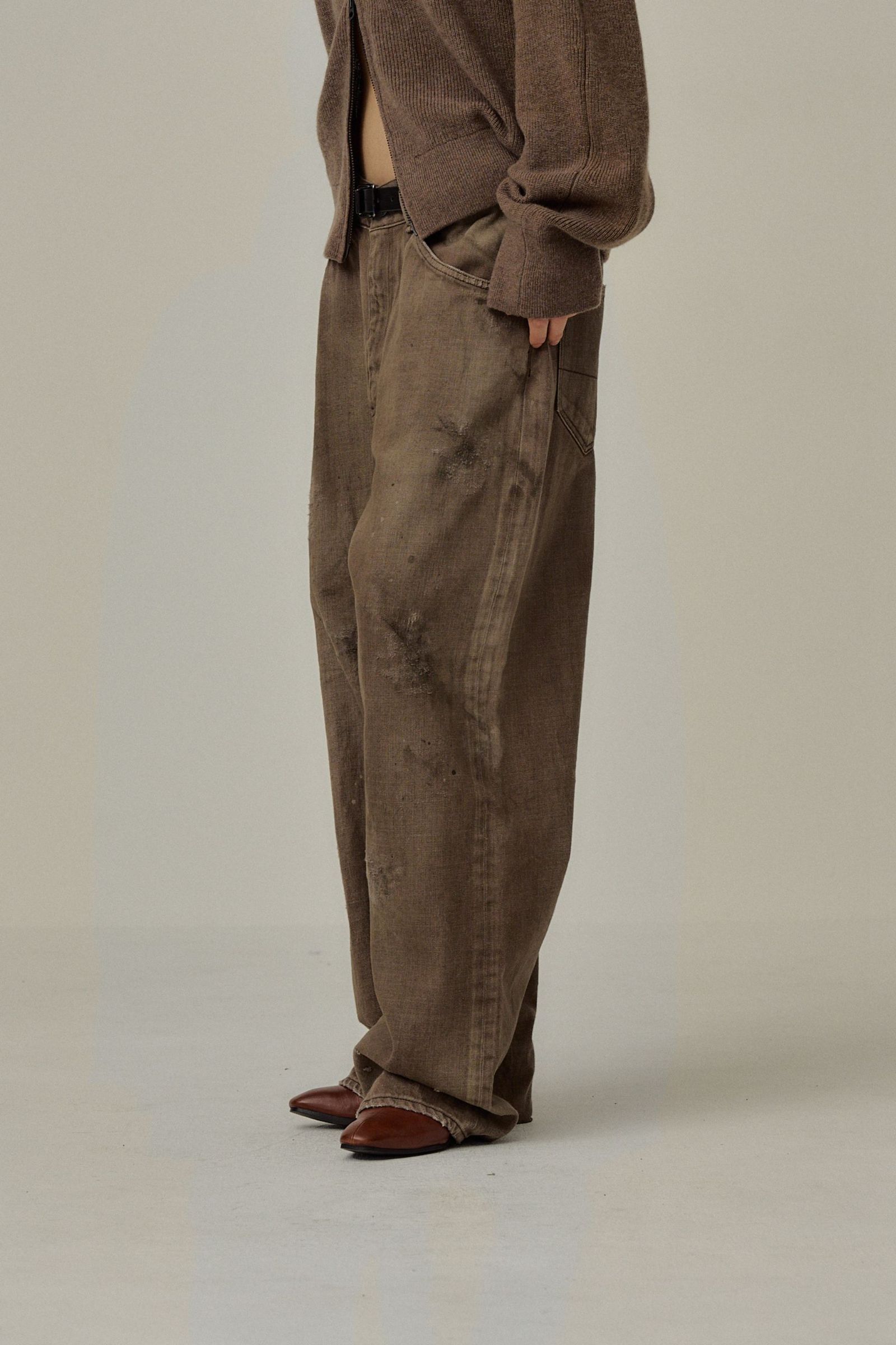 #02 AGING01 | BROWN | デニムパンツ
