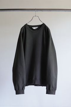 AGING OVER SWEAT SHIRT/F.BLACK