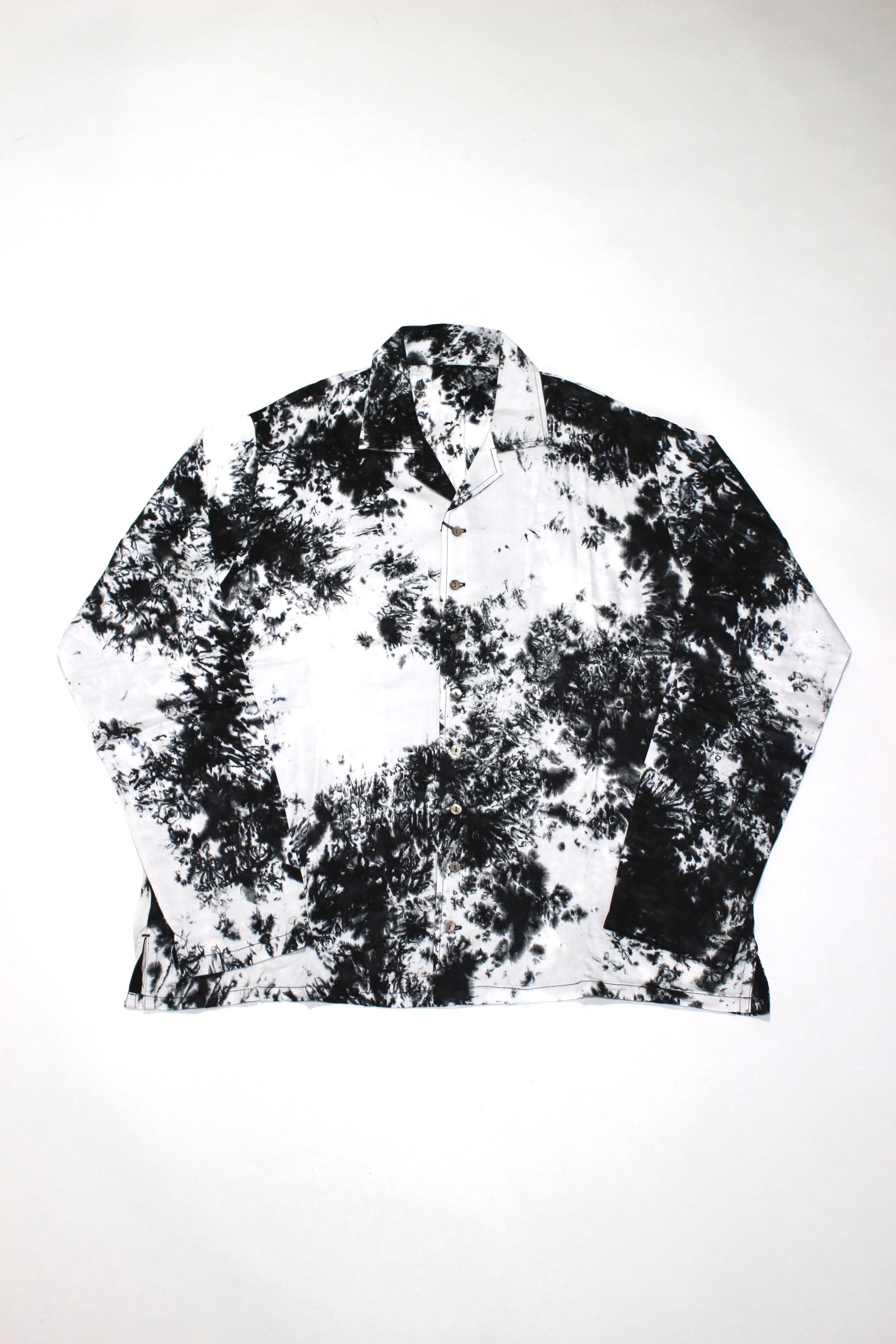 RAYON OPEN COLLAR SH SMOG/オープンカラーシャツ