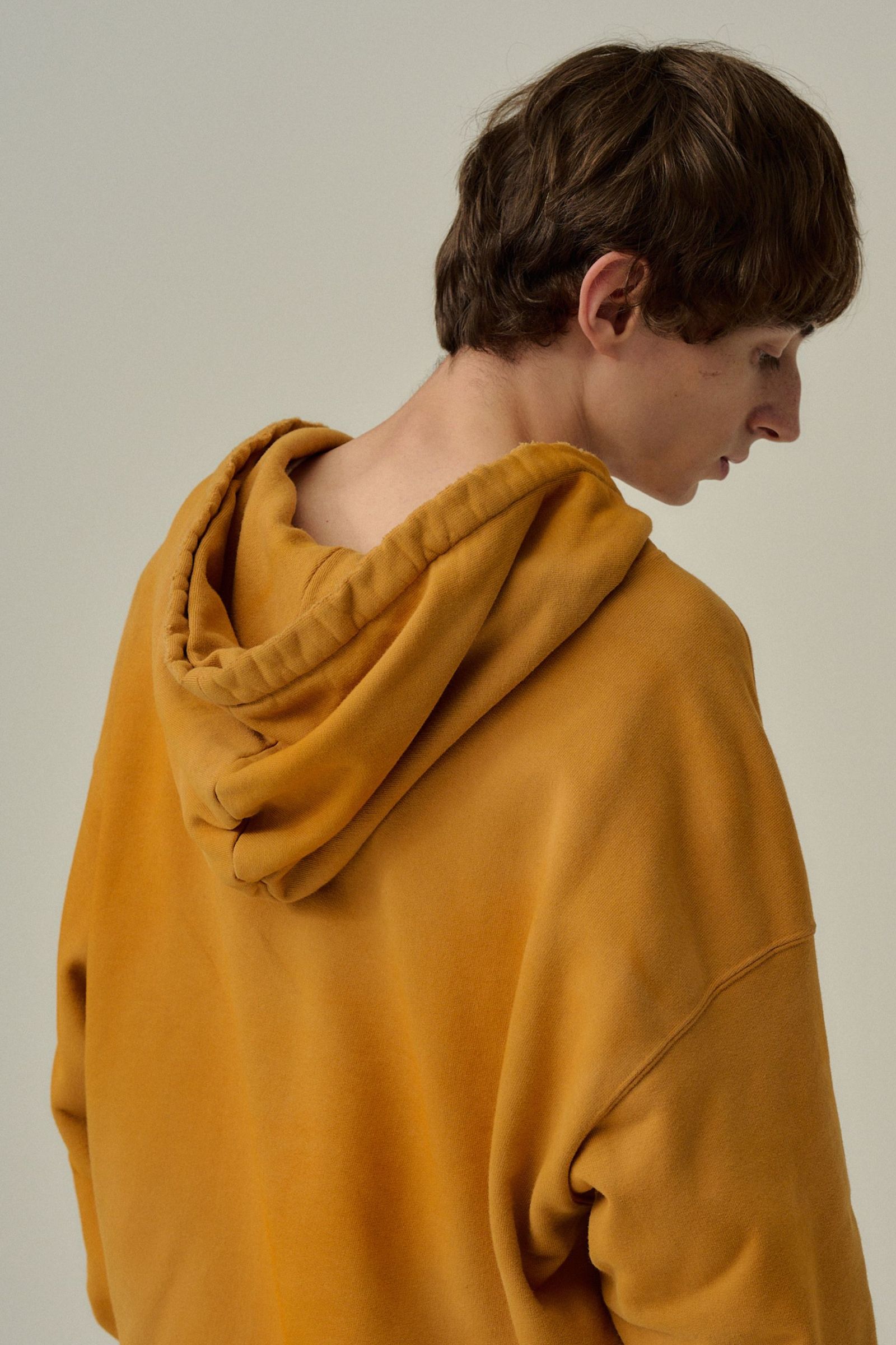 [ラスト1点] HALF ZIP HOODIE | YELLOW | フーディー