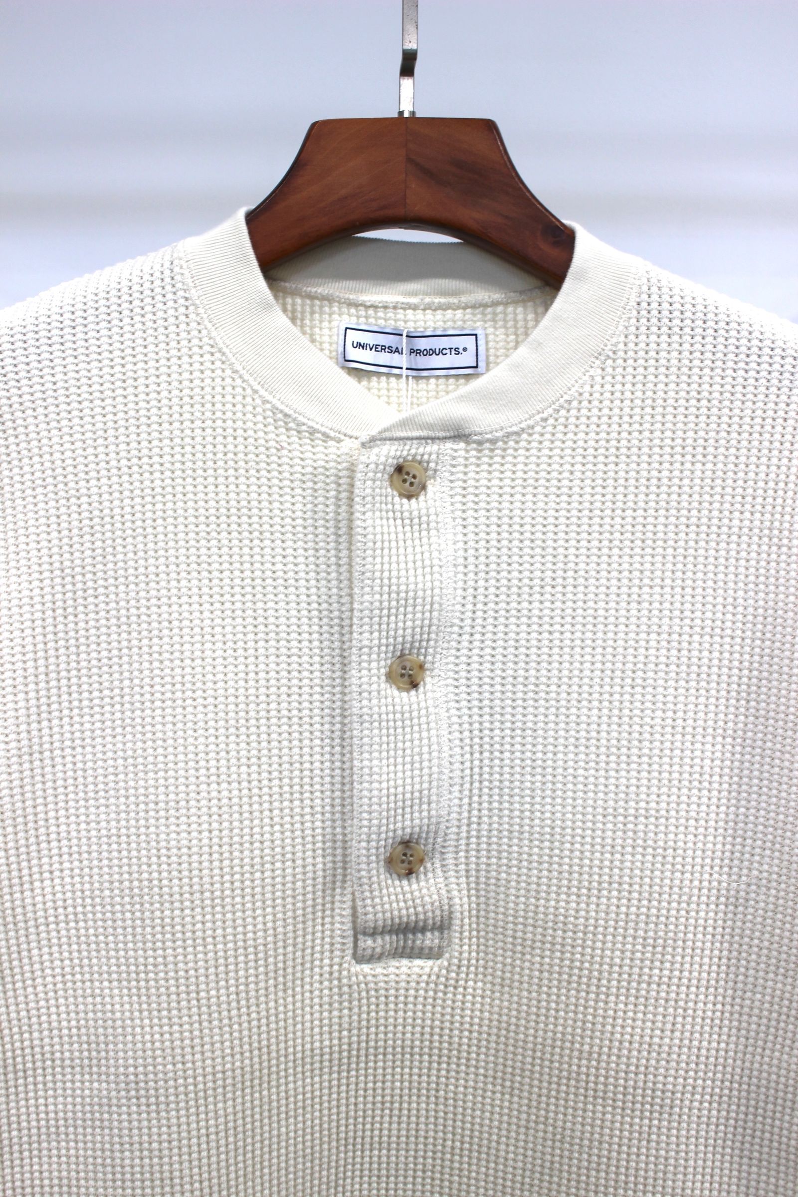 HENRY NECK L/S T-SHIRTS | IVORY | カットソー