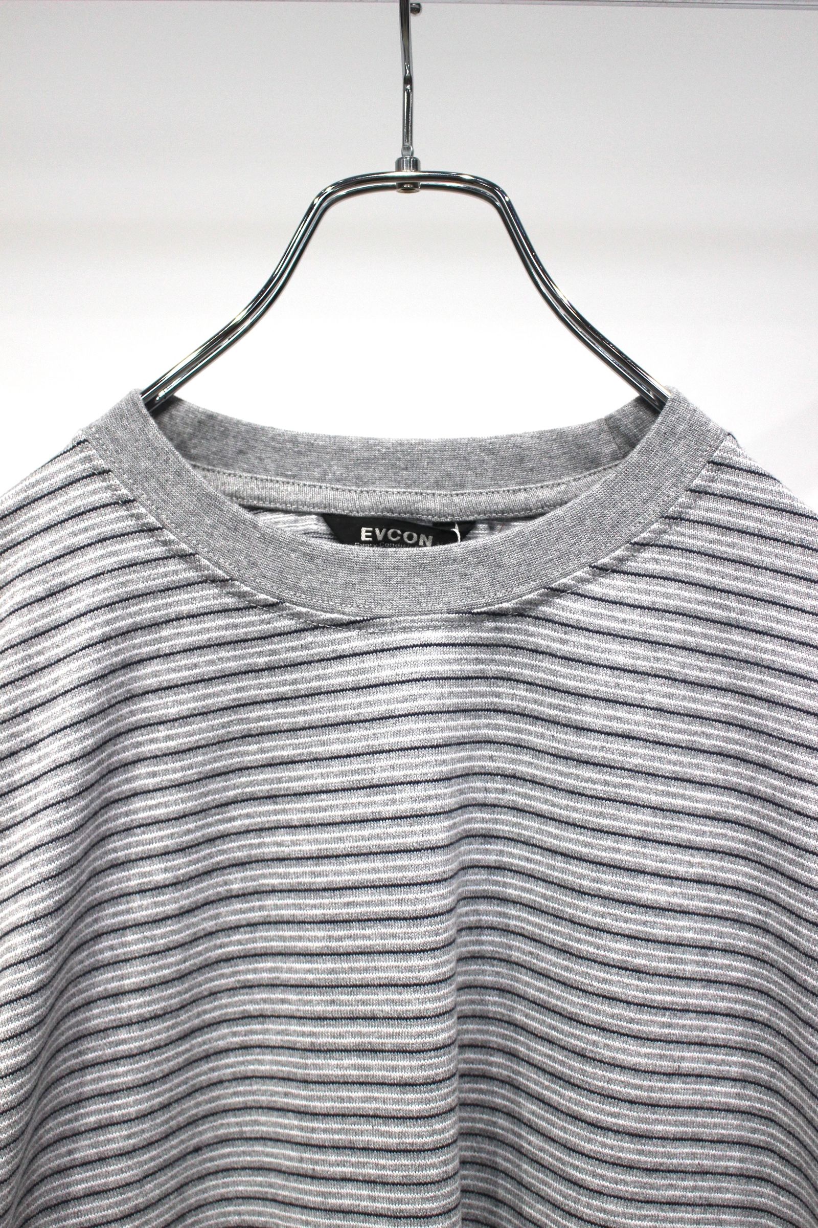 BORDER WIDE L/S T-SHIRT | GRAY | カットソー