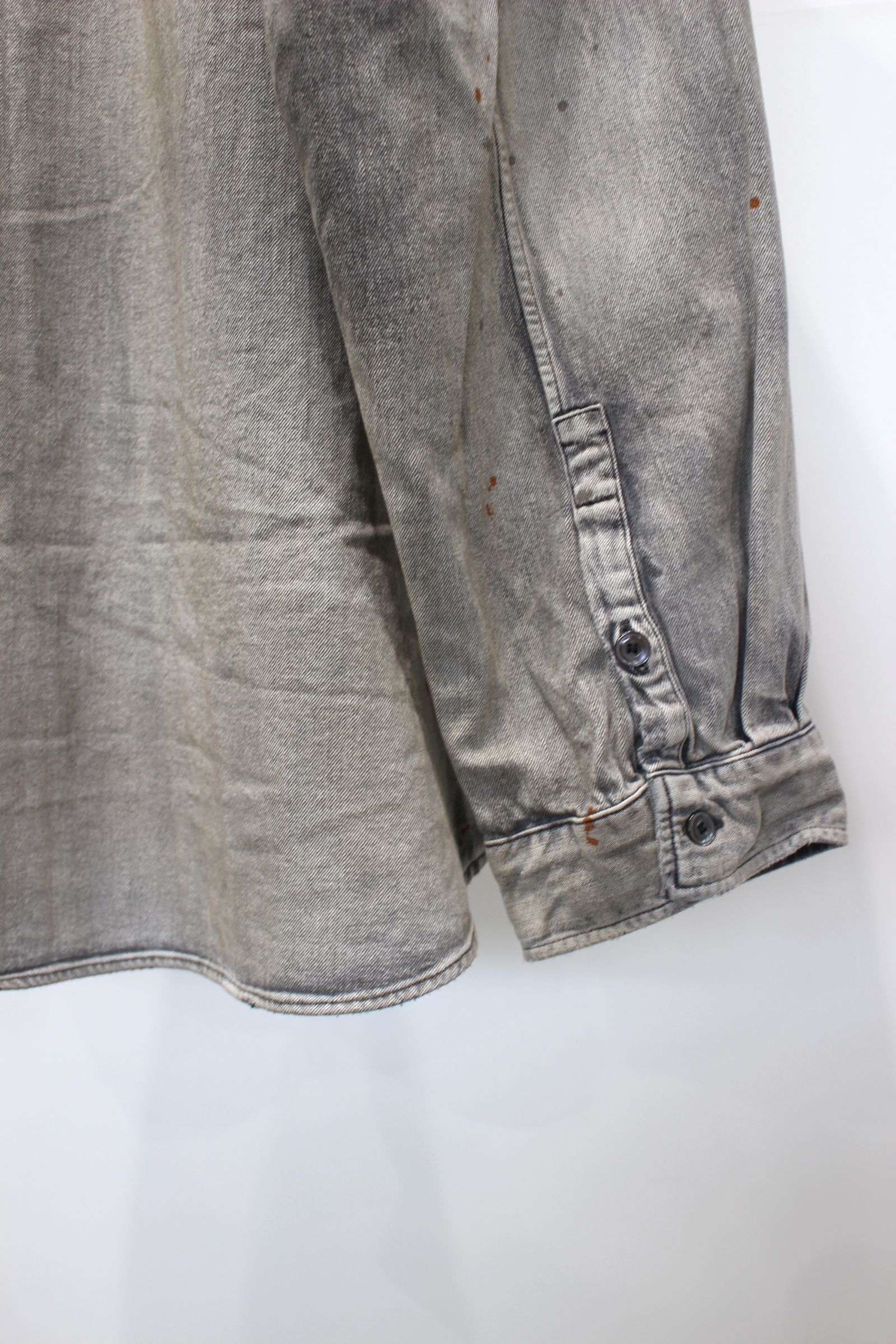 DENIM DRESS SHIRT | BLACK | デニムシャツ