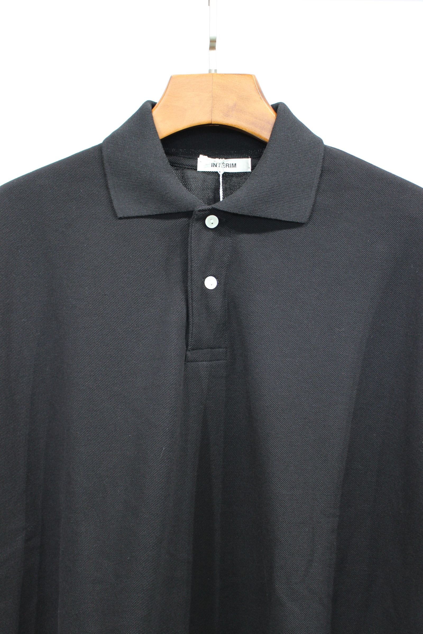 INTERIM - HYPER BIG SEA ISLAND PIQUE POLO SHIRT/BLACK | NapsNote