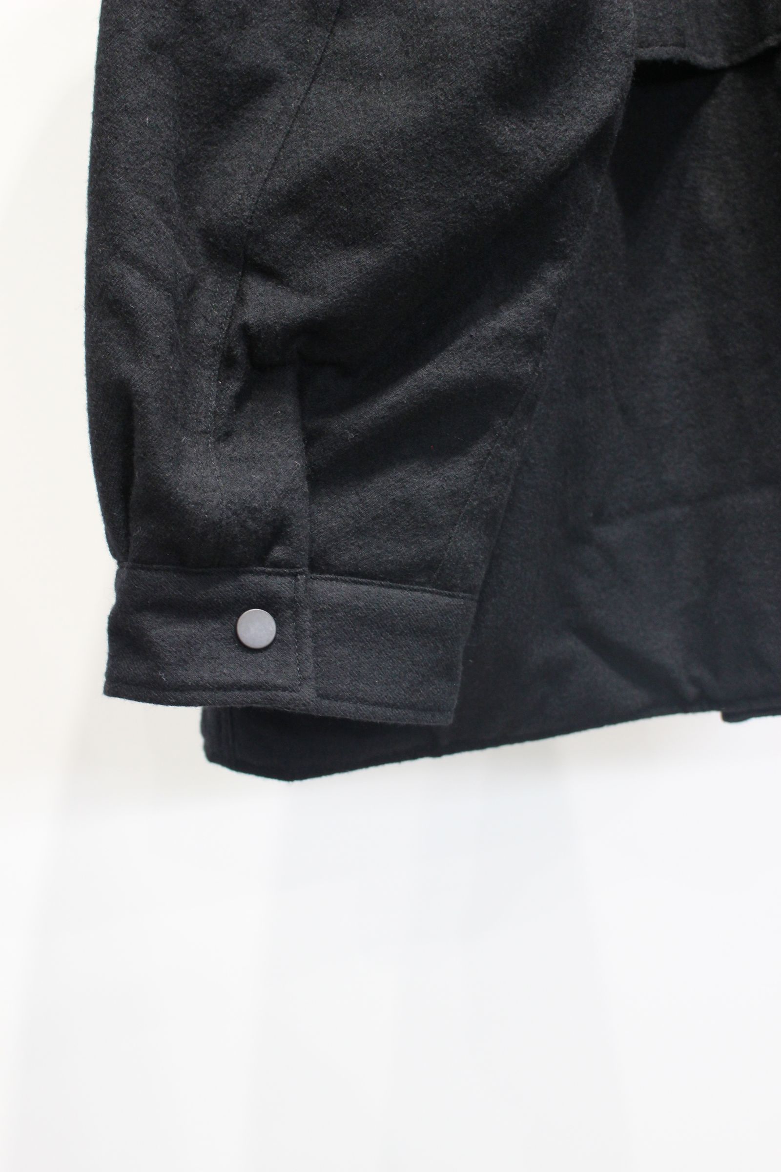 WOOL HALF JACKET | BLACK | ハーフジャケット
