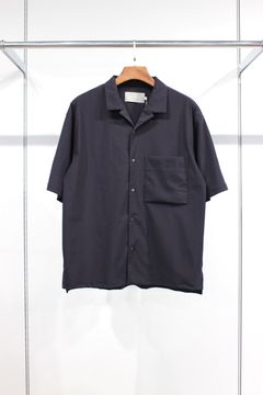 SPLIT RAGLAN SHIRT -solid-/D.NAVY