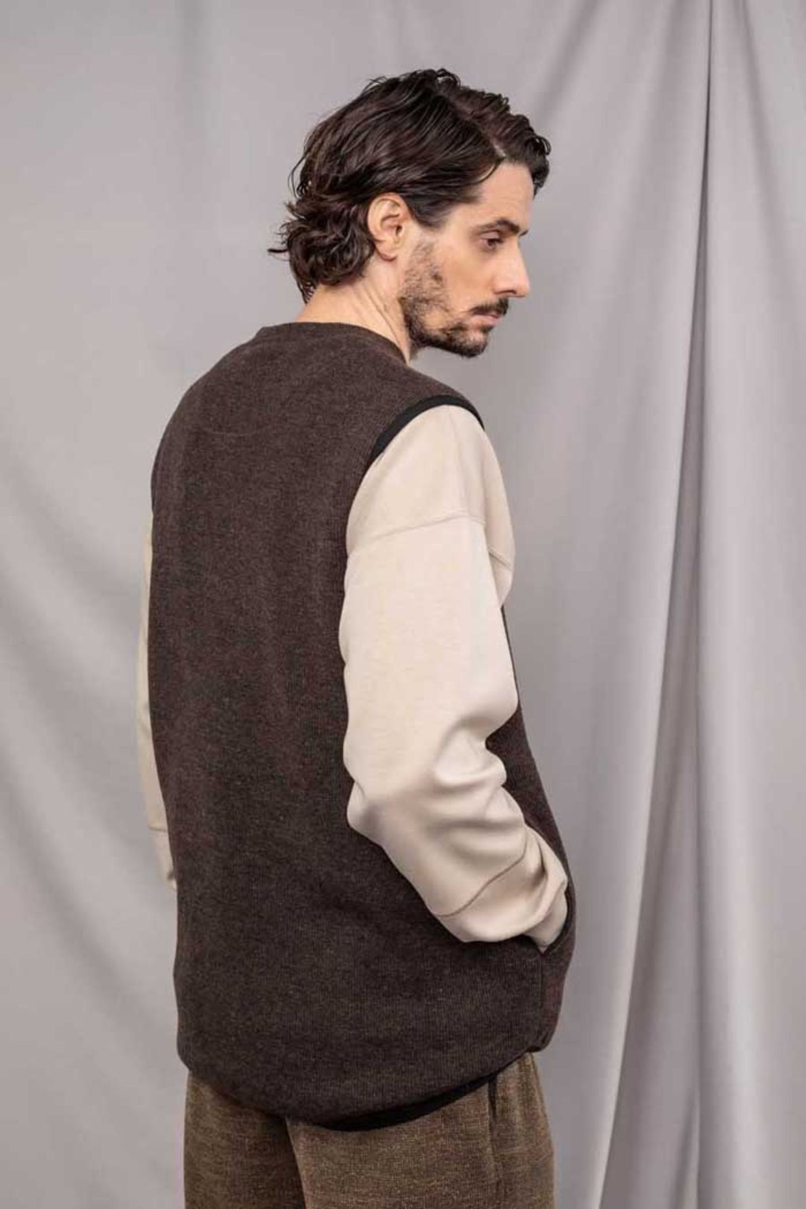 PONTE ROMA P/O -solid-/GREIGE