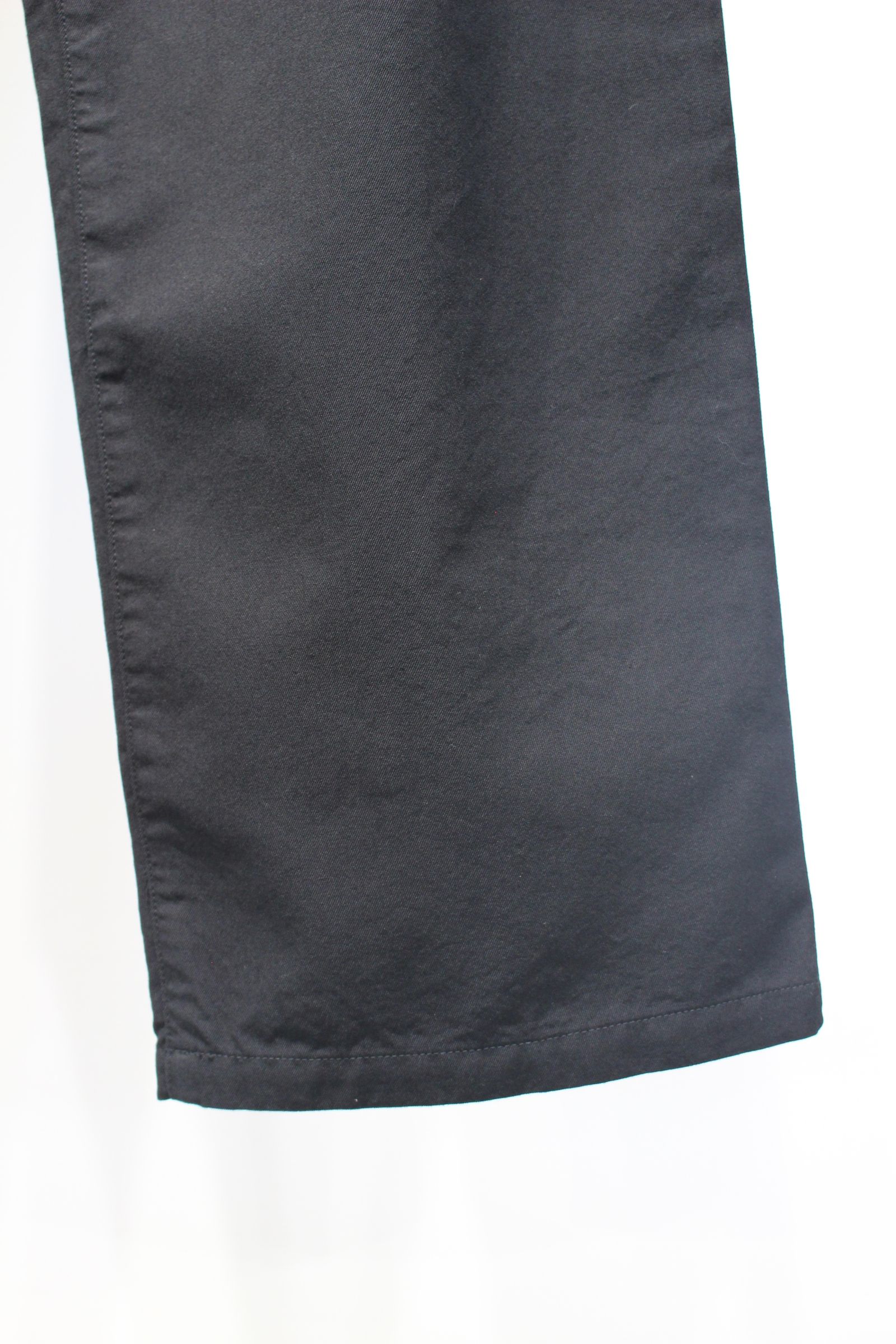W/C AGING SLACKS | BLACK | スラックス