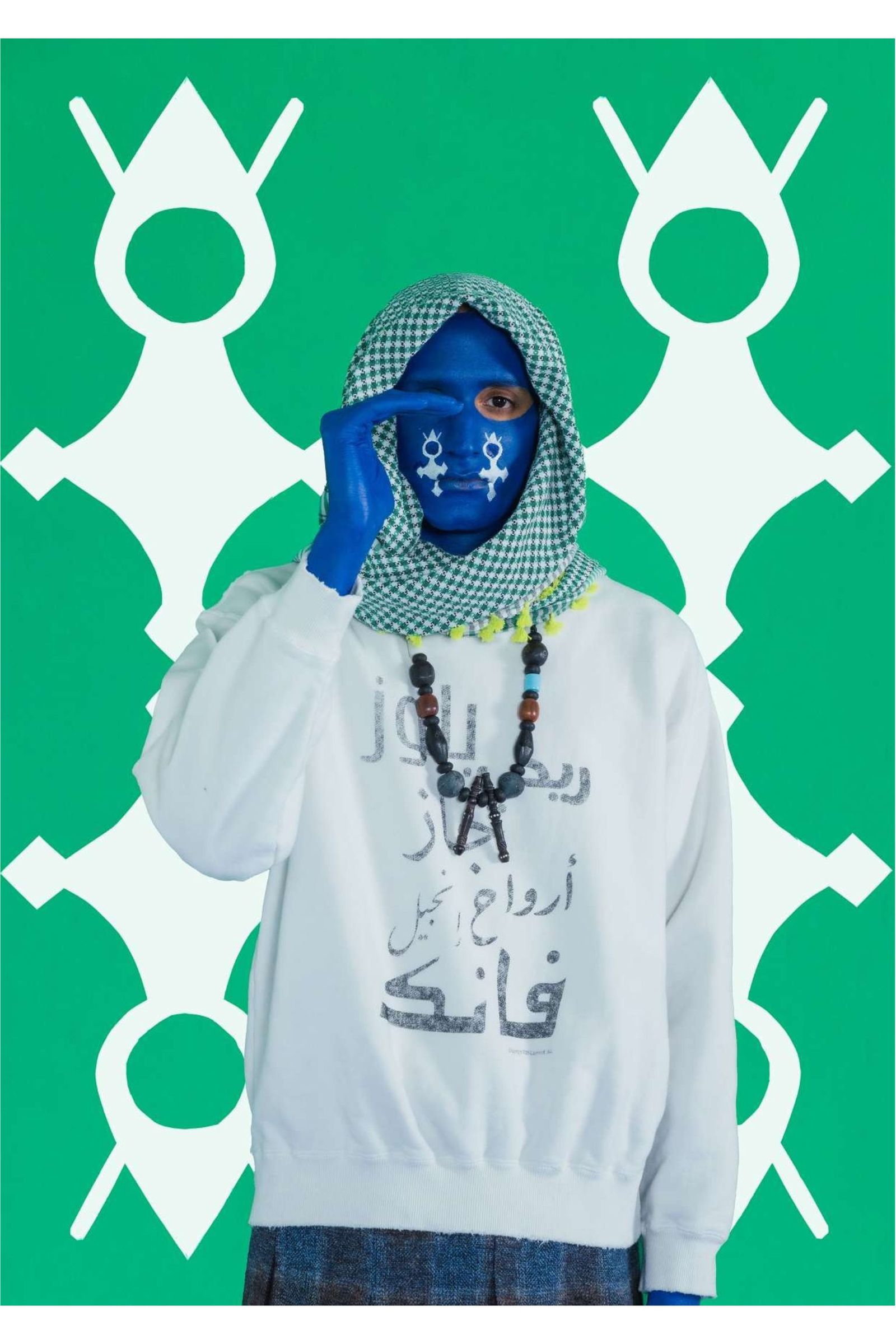 Arabic Black Music Sweat | WHITE | スウェット