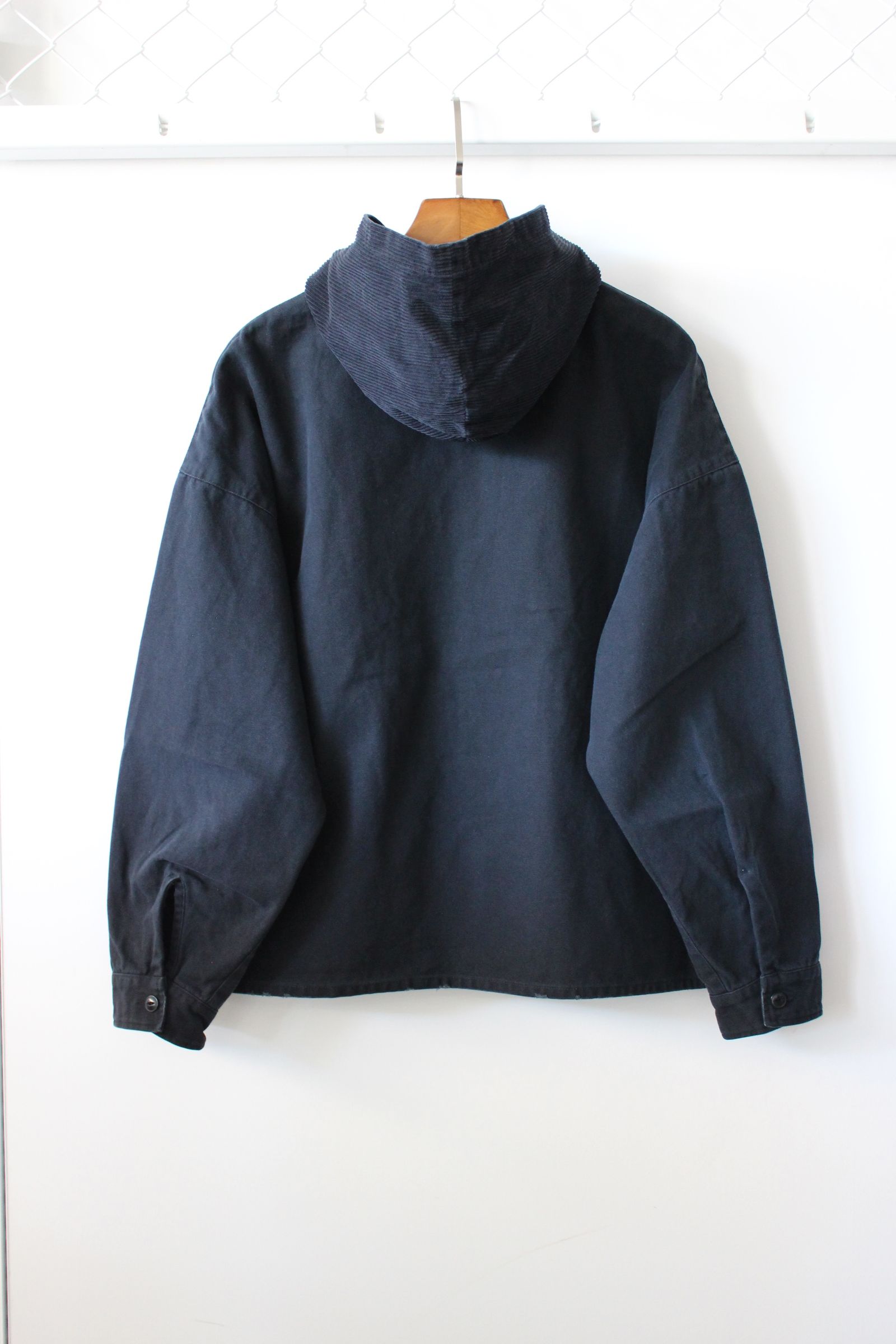 JieDa - DAMAGE DUCK HOOD SHIRT/パーカー/ブラウン | NapsNote