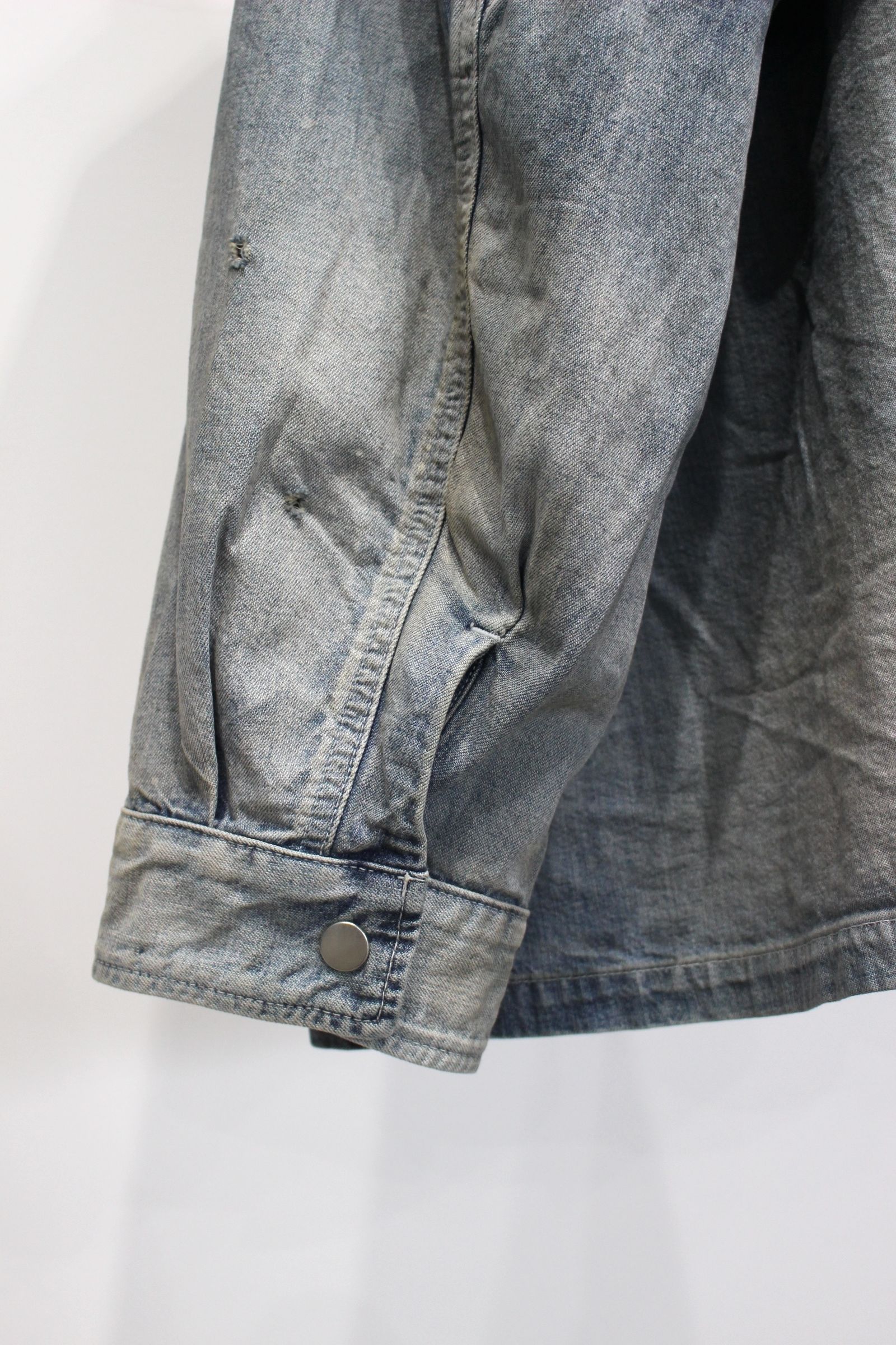 AGING DENIM HALF JACKET | INDIGO | デニムハーフジャケット