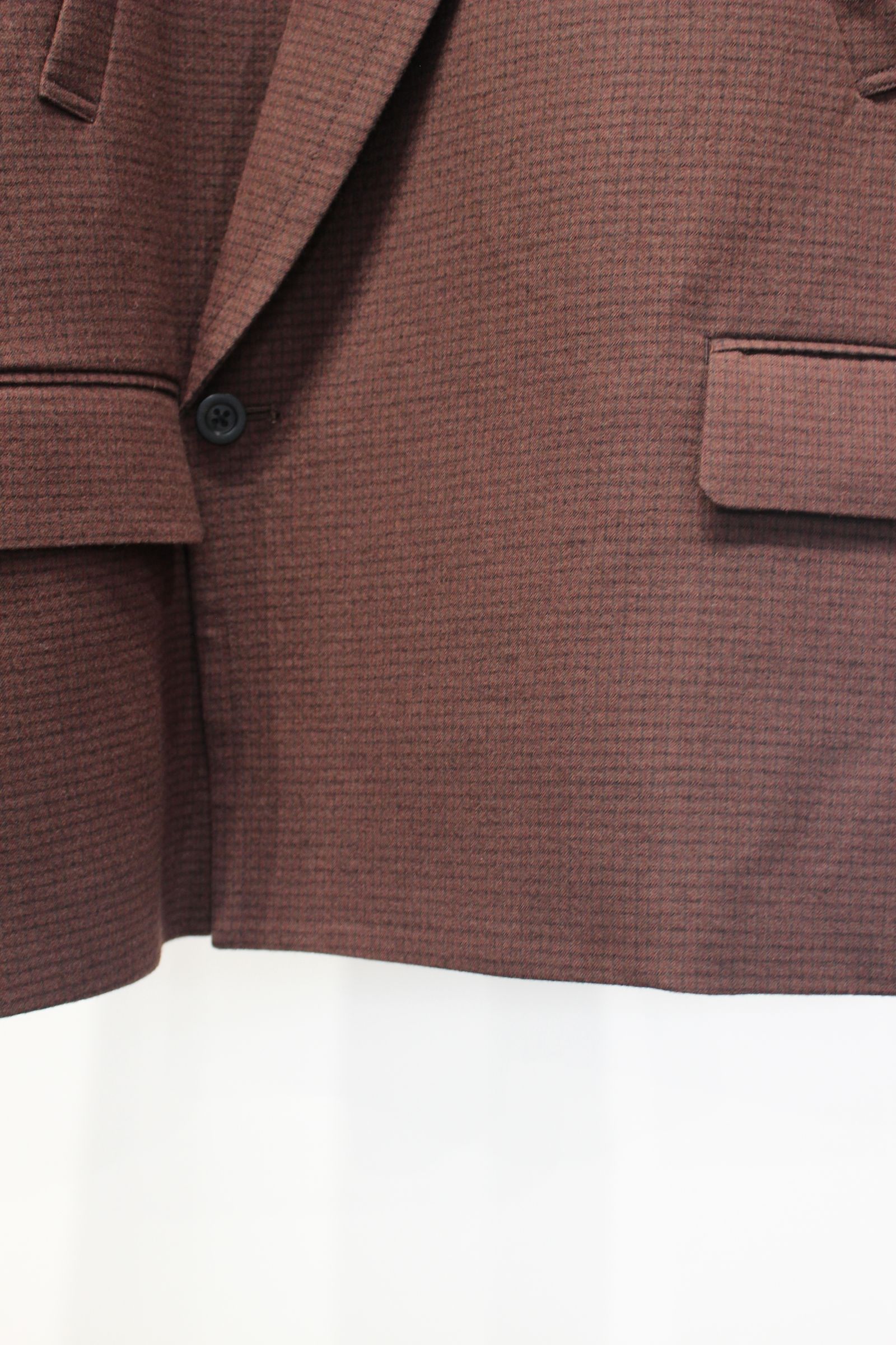 DOUBLE TAILORED JACKET | WOOL BELTED WIDE SLACKS | GRAPH CHECK | セットアップ