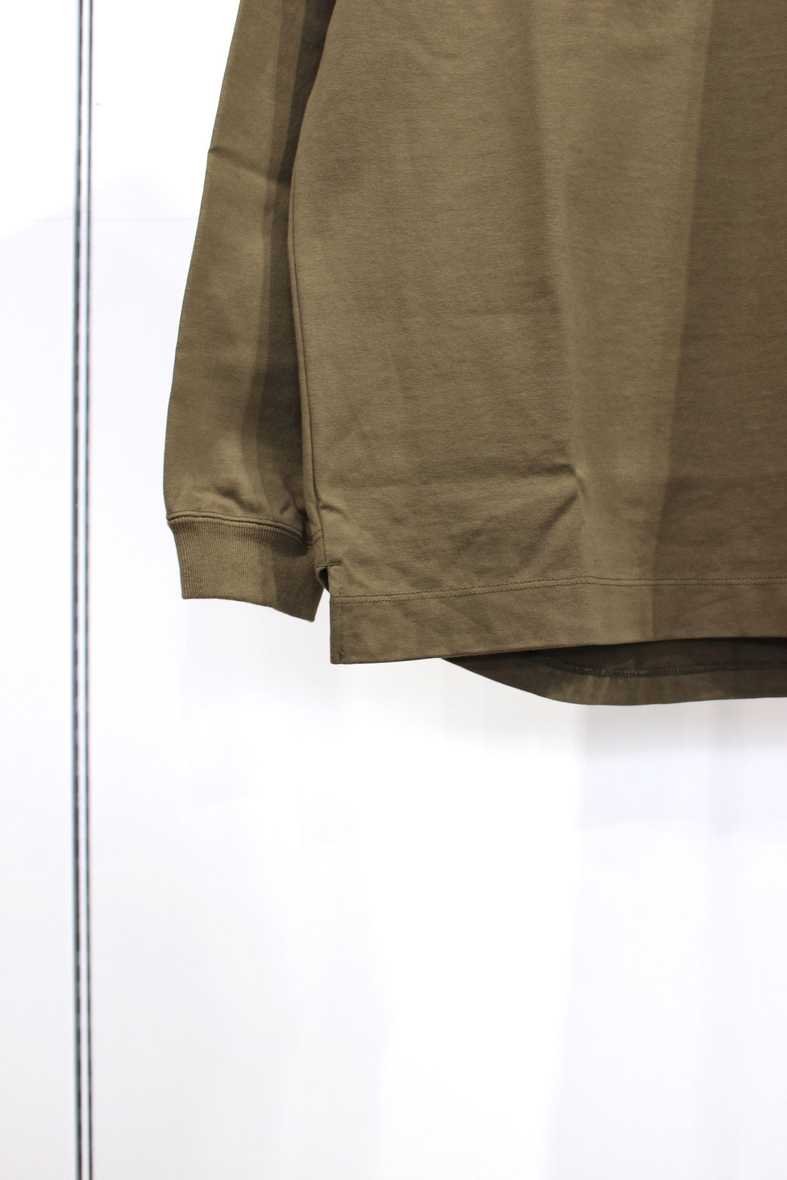 HEAVY PLATING TEE L/S/KHAKI