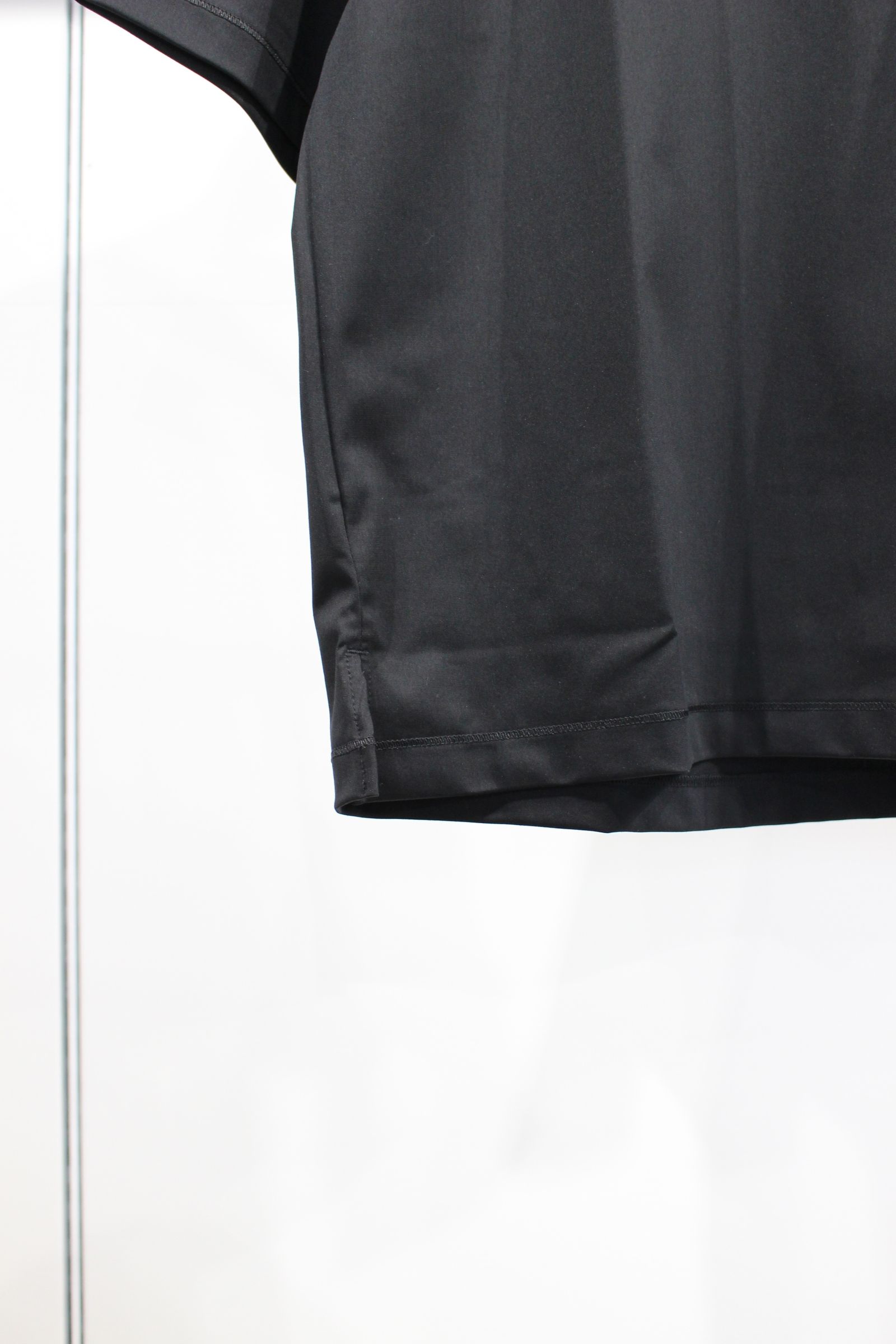 WARP KNIT OVERSIZED TEE/BLACK