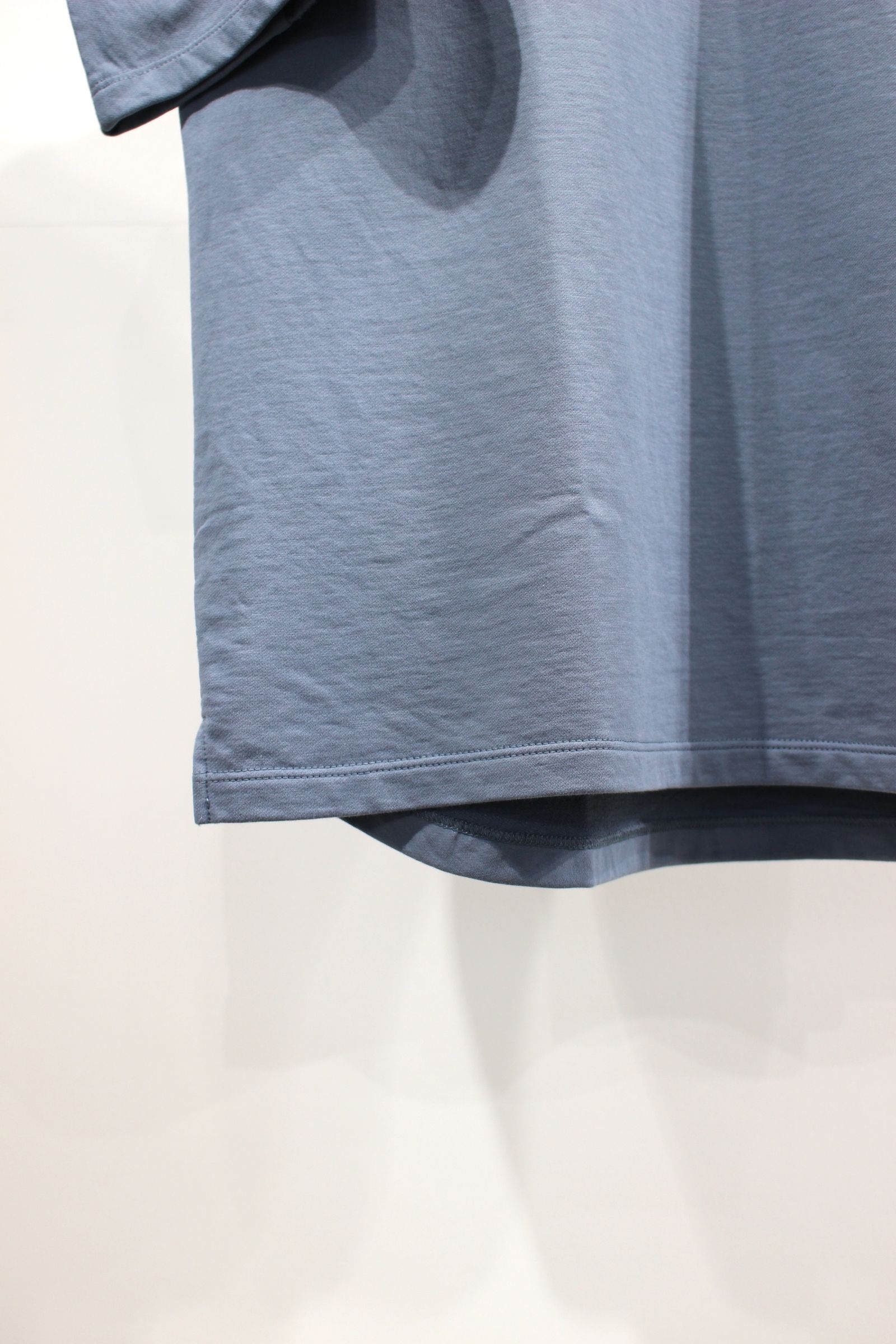 HIGH GAUGE FRENCH TERRY S/S TEE/TRANQUIL BLUE