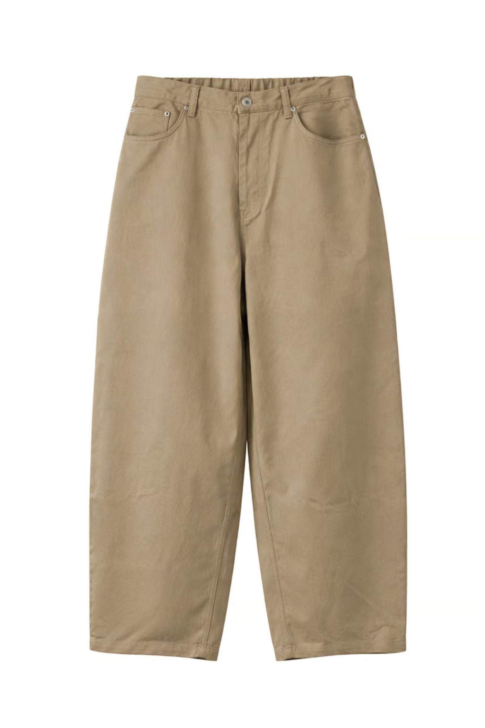Clear Twill Crescent Wide 5-Pocket Trousers | BEIGE | 5ポケットパンツ
