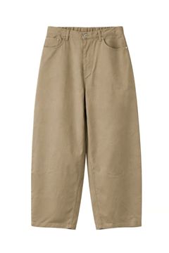 Clear Twill Crescent Wide 5-Pocket Trousers | BEIGE | 5ポケットパンツ