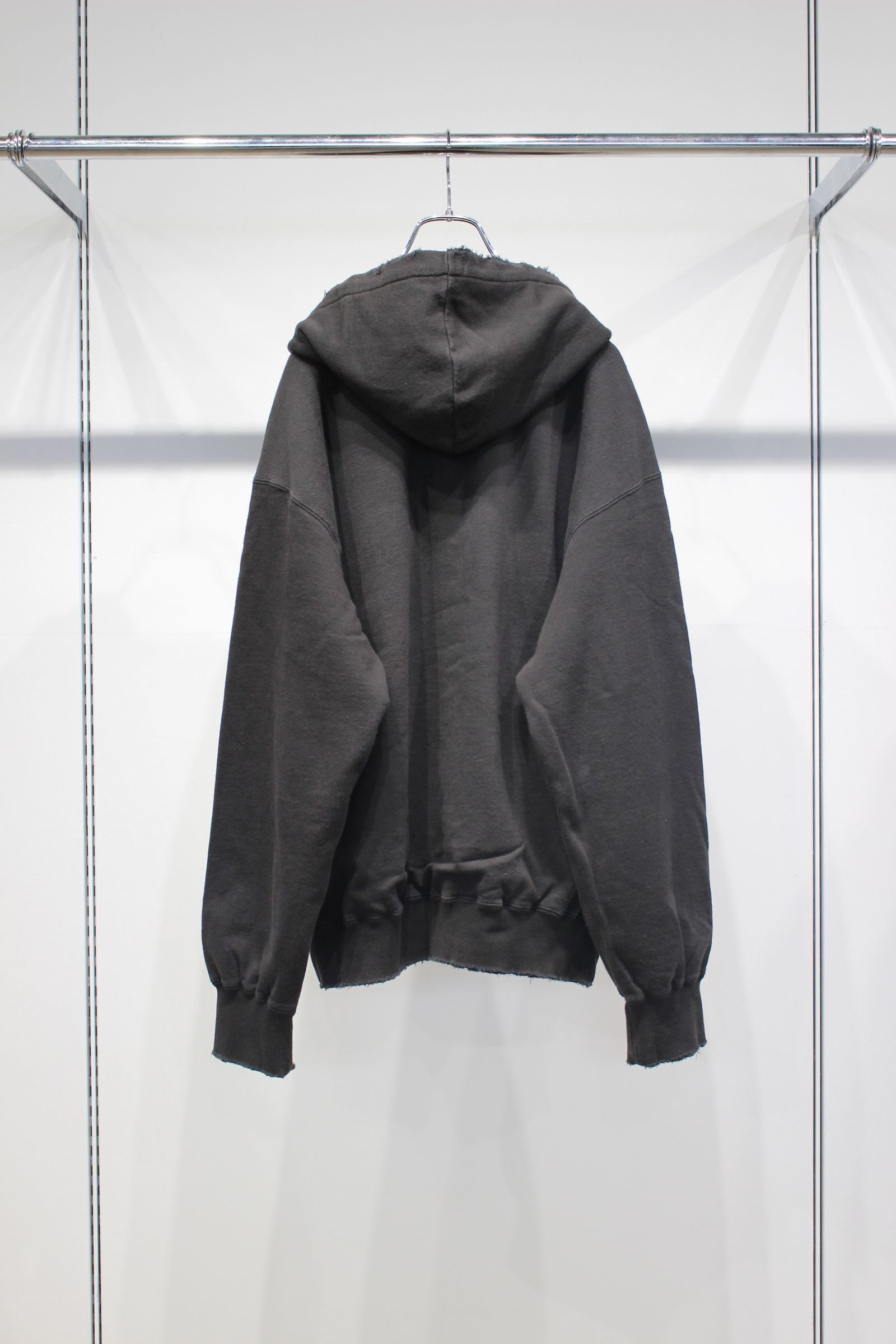 ZIP UP HOODIE | BLACK | ジップフーディー