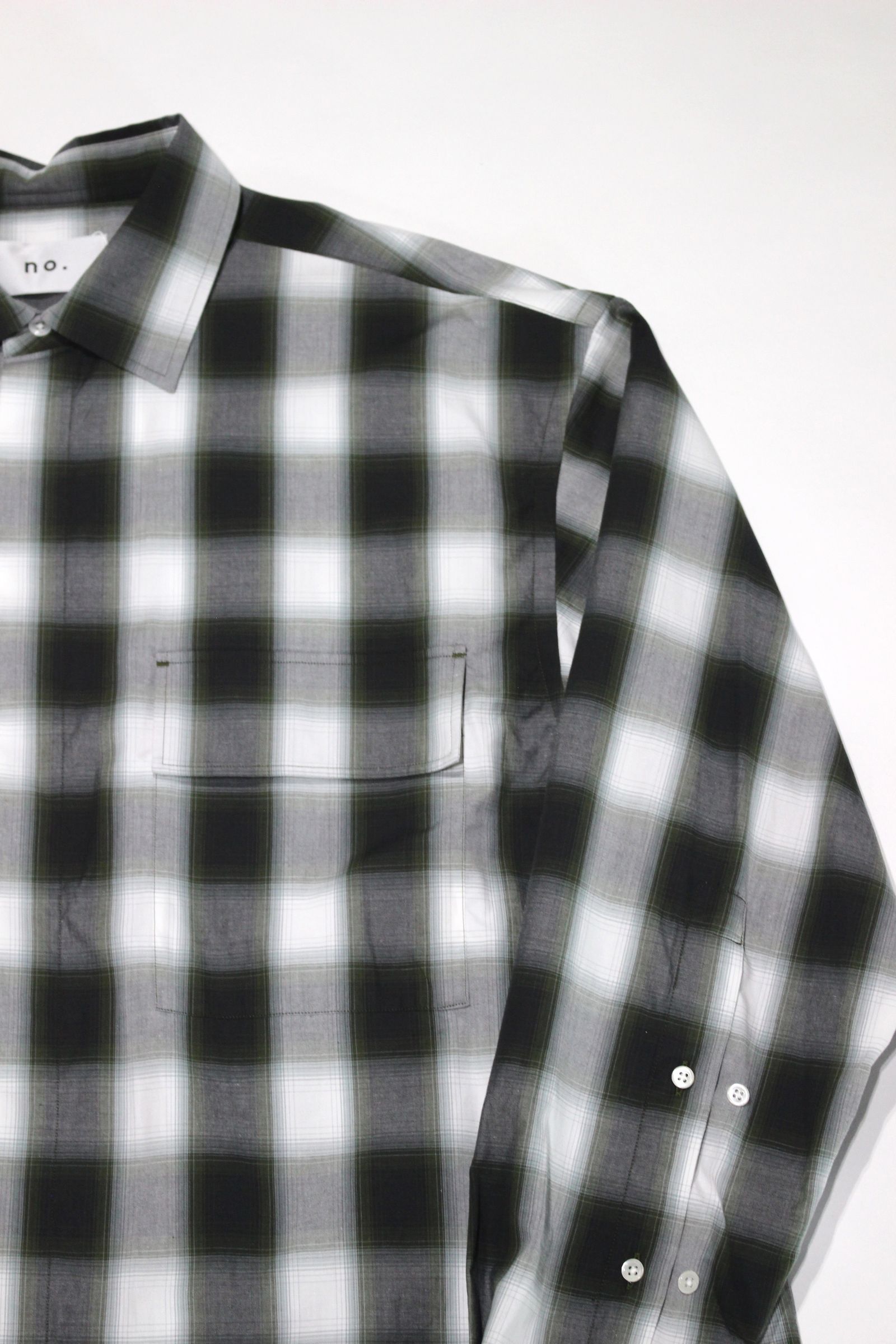 FRONT FLY SHIRT/チェックシャツ