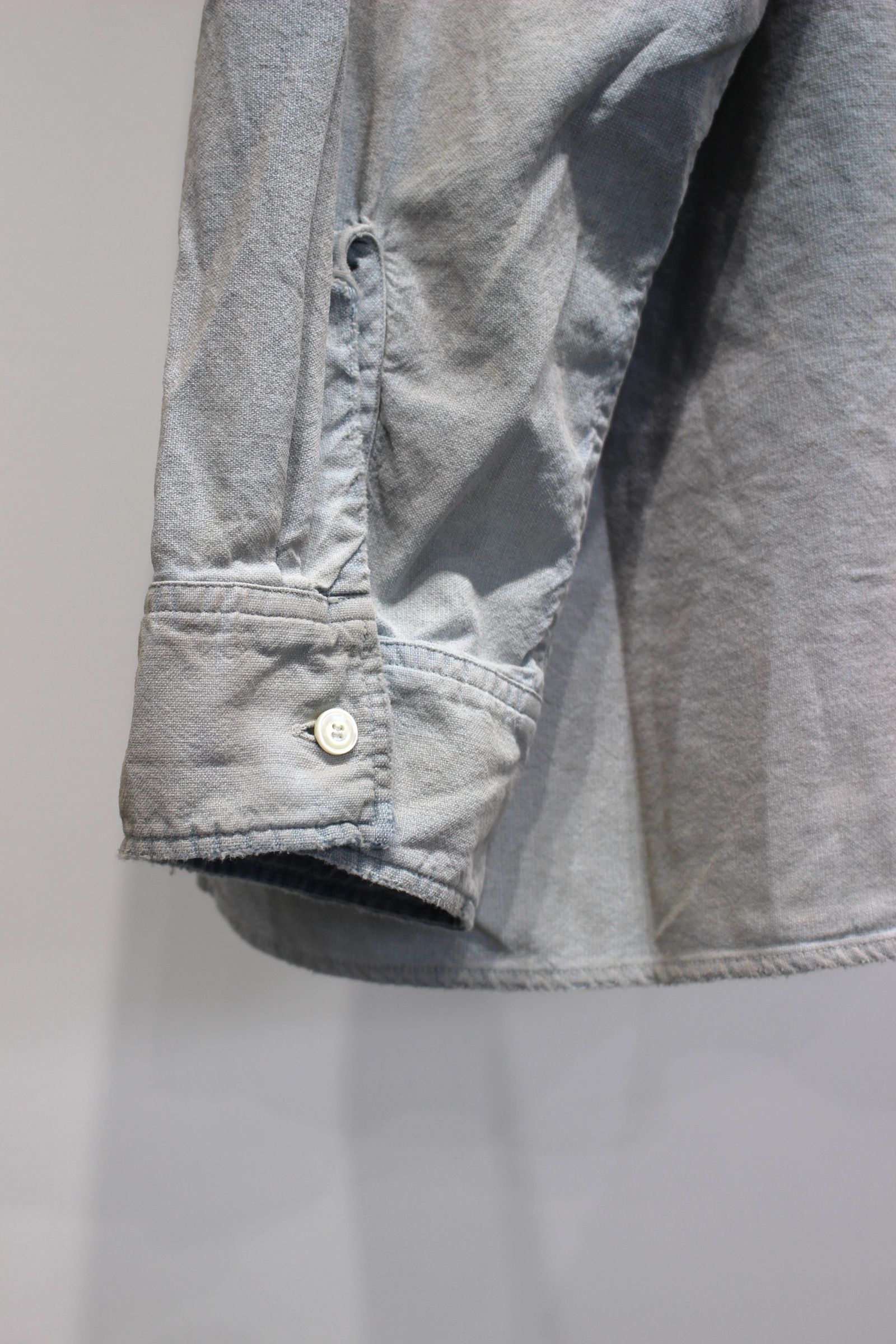 BRUSHSTROKE AGING SHIRT | INDIGO | シャツ