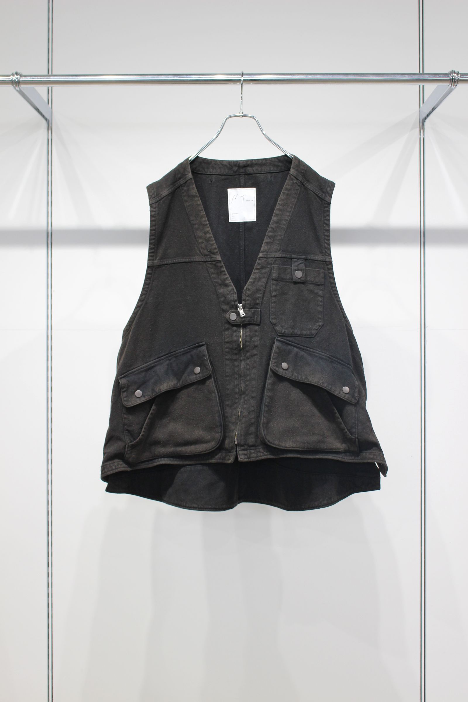 C/R DUCK UTILITY VEST | BLACK | ベスト