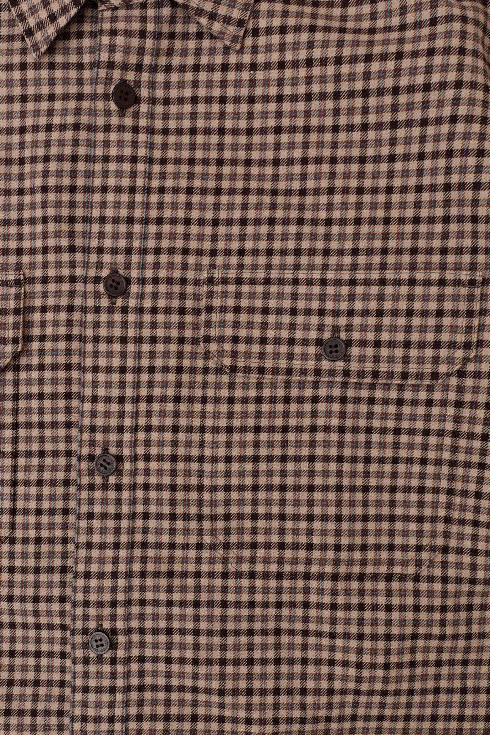 ORIGINAL CHECK L/S WORK SHHIRS | BROWN | チェックシャツ