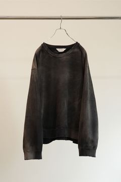 UNEVENNESS SWEAT SHIRT | BLACK | スウェット