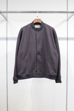BOUCLE VERSITY JACKET/GRAY
