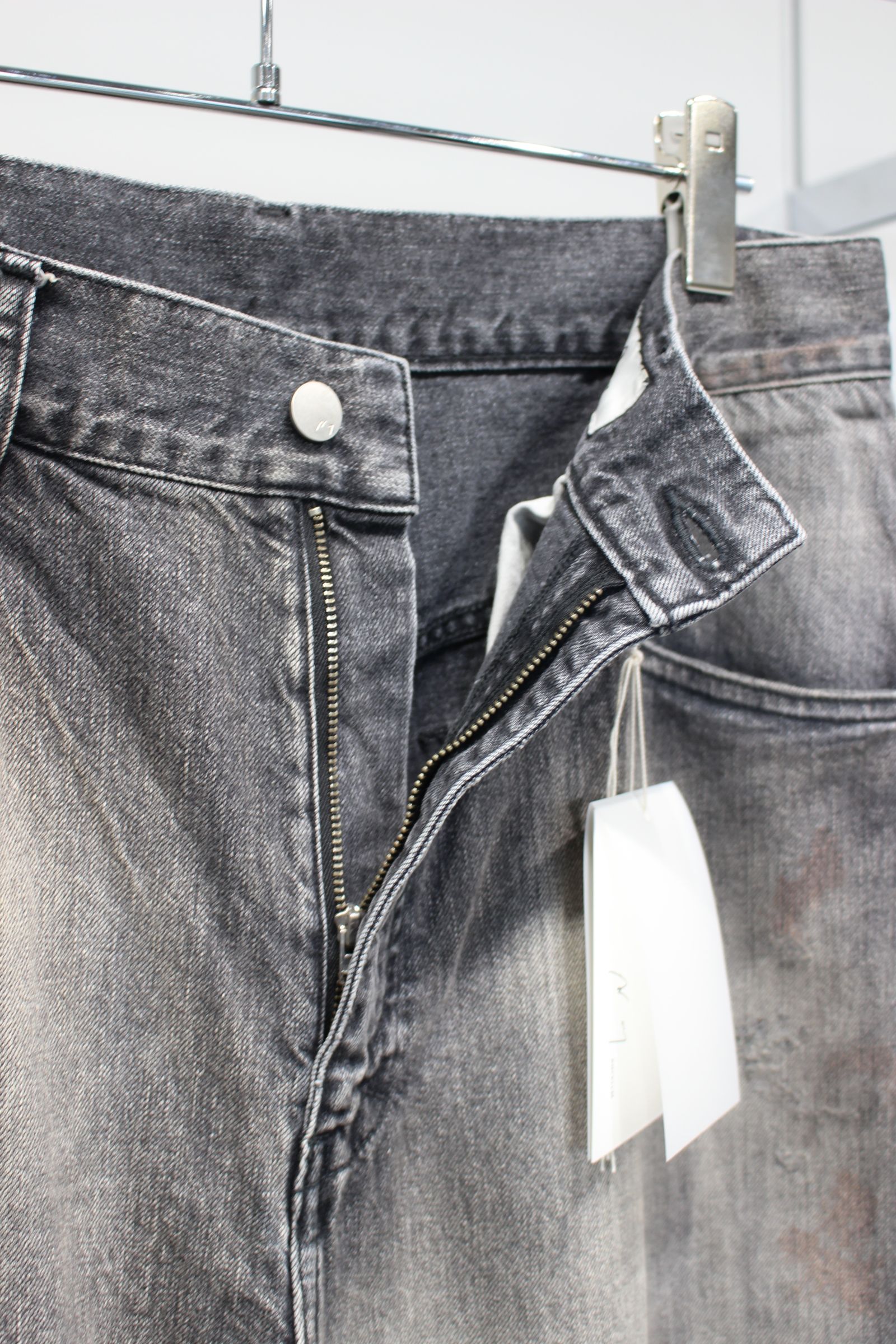 #01 AGING01 | BLACK | デニムパンツ