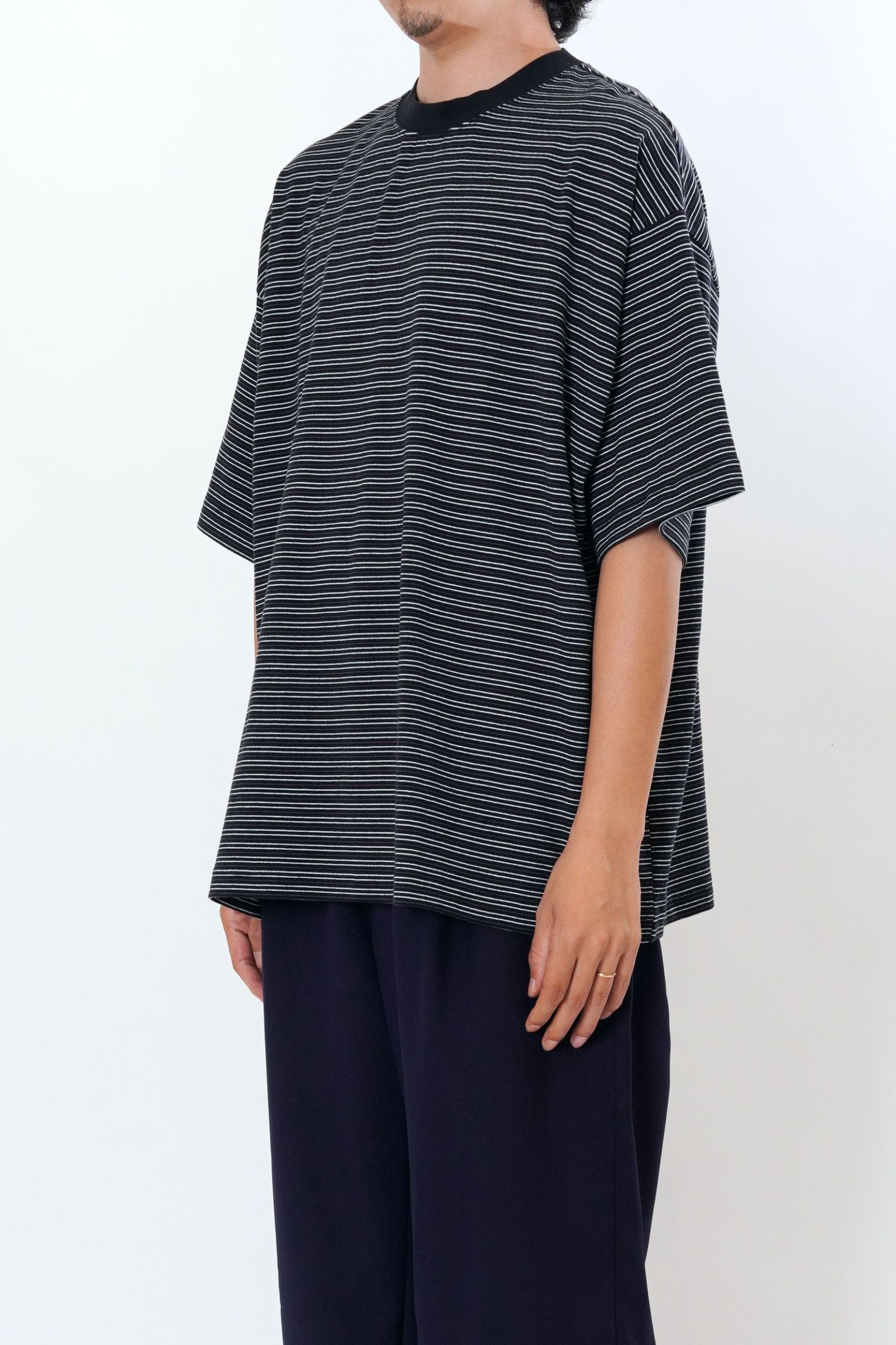 ふ*み様 PANEL BORDER S/S T-SHIRT XL ブラック　EN 8/3発売｜ENNOY Panel Border S/S T-Shirt 3colors｜抽選/販売