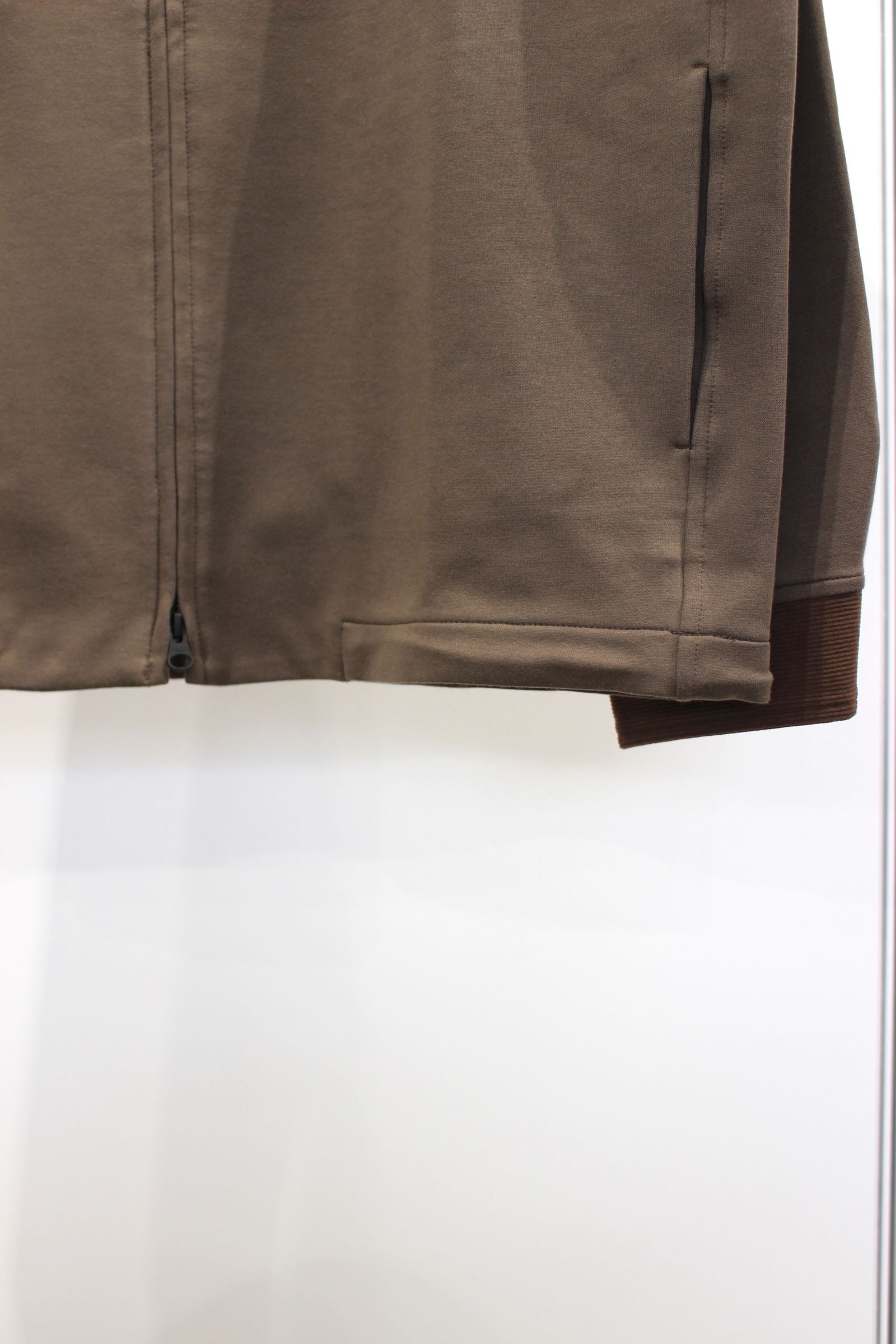 RELAXIN HARRINGTON JACKET -solid-/MOCHA