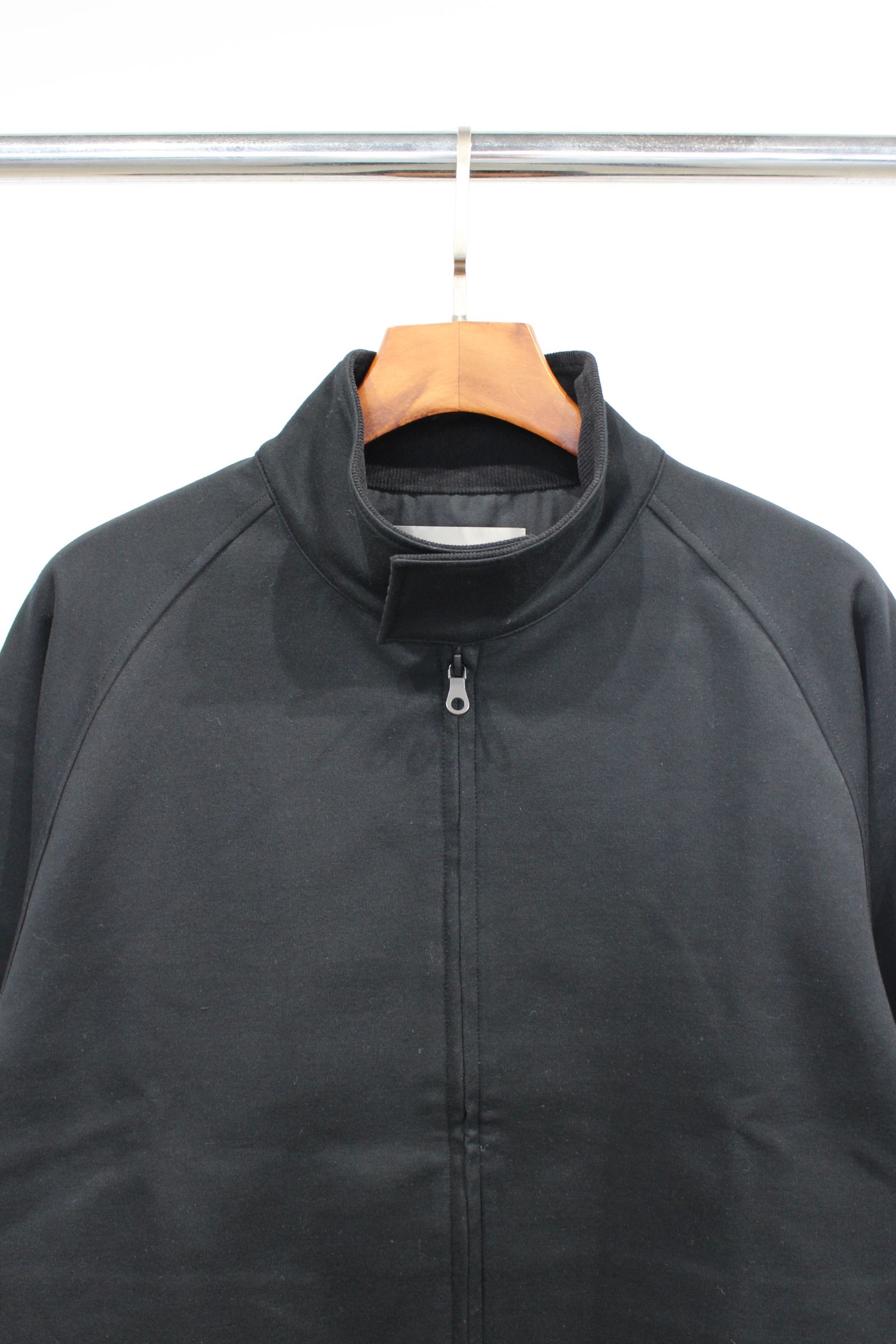 RELAXIN HARRINGTON JACKET -solid-/BLACK