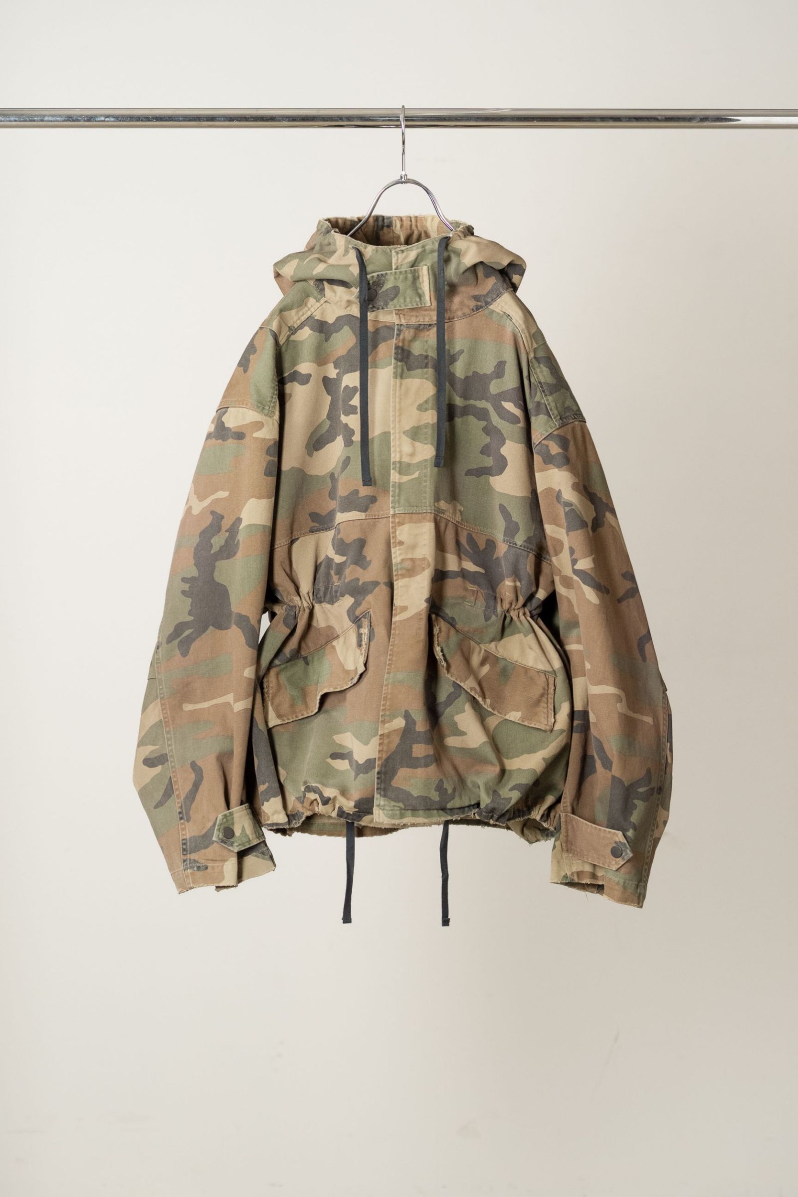 CAMO OVER HOODIE | WOODLAND | 迷彩ジャケット