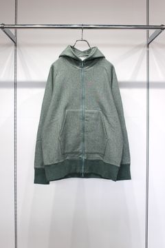 ORCOTT® FRENCH TERRY ZIP-UP PARKA | GREEN | ジップパーカー