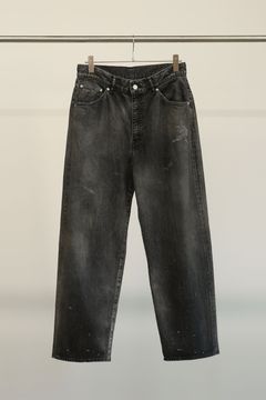 TAPERED 5P DENIM PANTS | BLACK | デニム