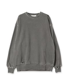 PIGMENT DAMAGE SWEAT/BLACK
