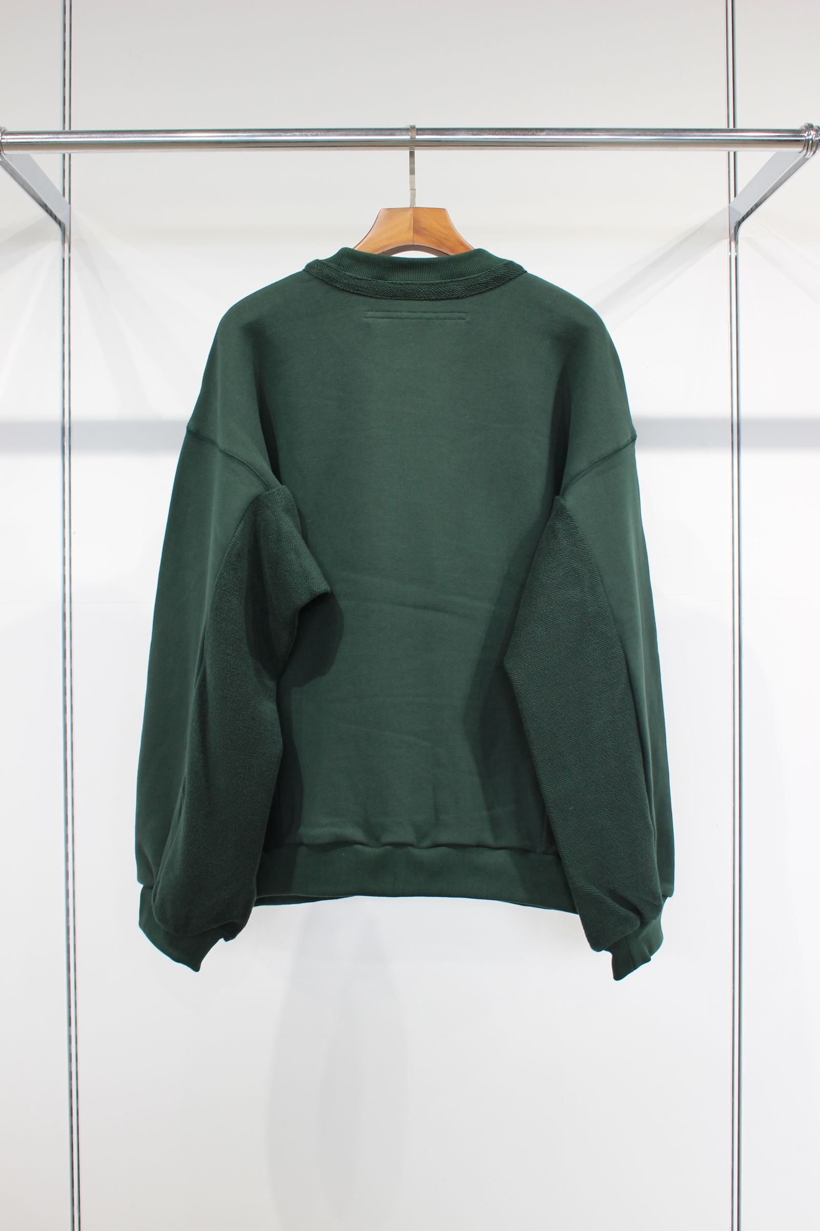 my beautiful landlet - [ラスト1点] 30/7 TIGHT TENION FLEECY FABRIC CREW NECK  SWEATSHIRT | RED | スウェット | NapsNote