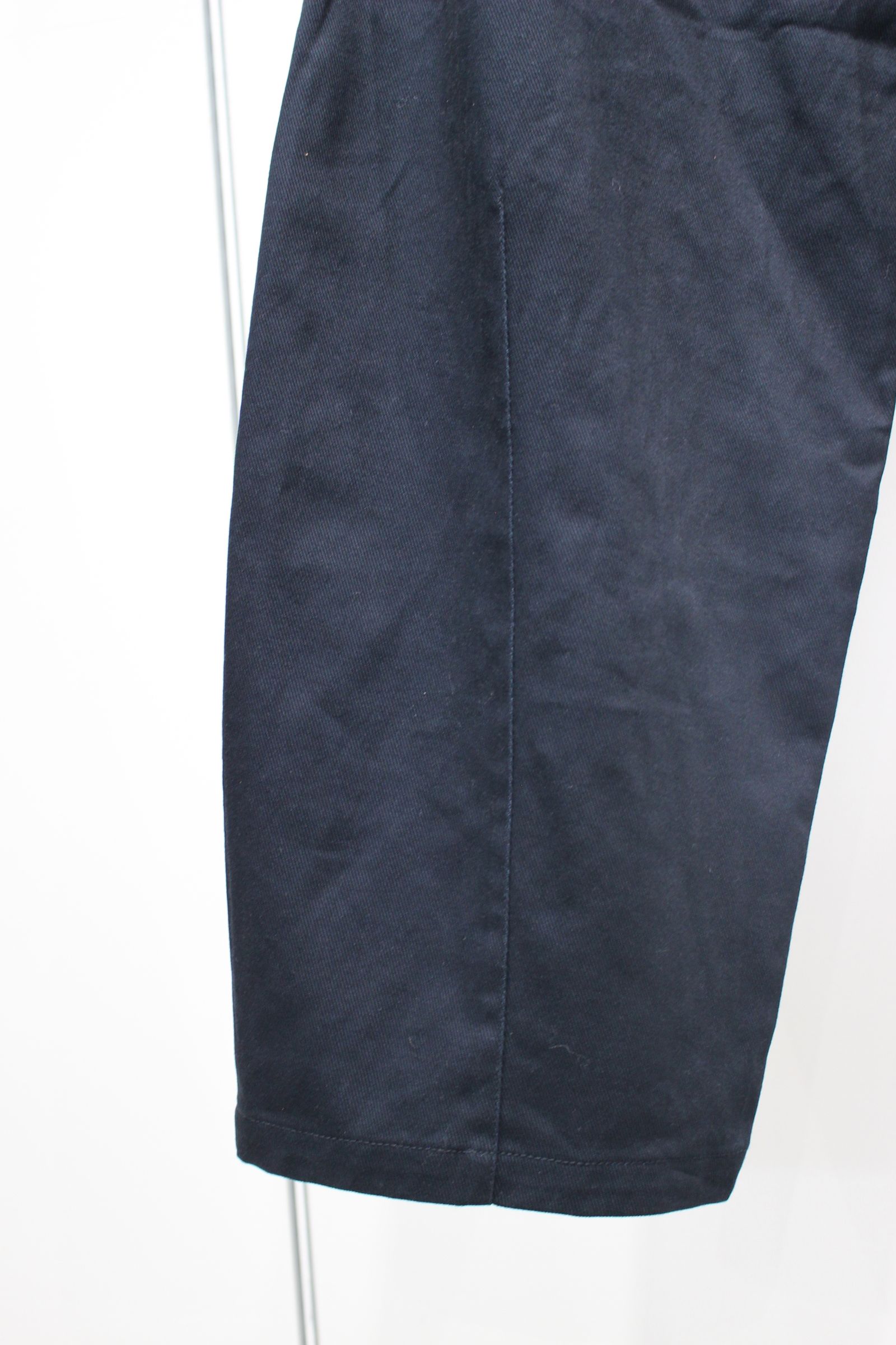 Clear Twill Crescent Wide 5-Pocket Trousers | NAVY | 5ポケットパンツ