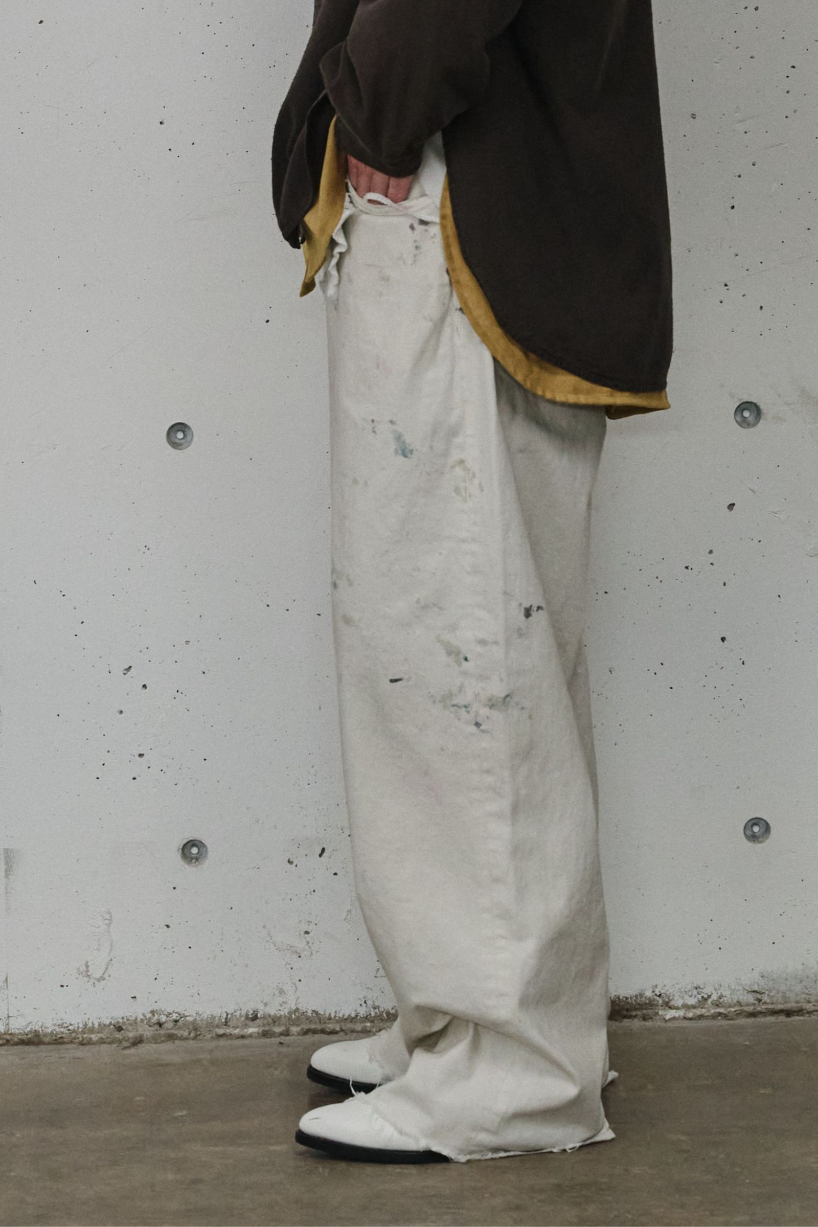 #05 AGING type-C | WHITE | デニムパンツ