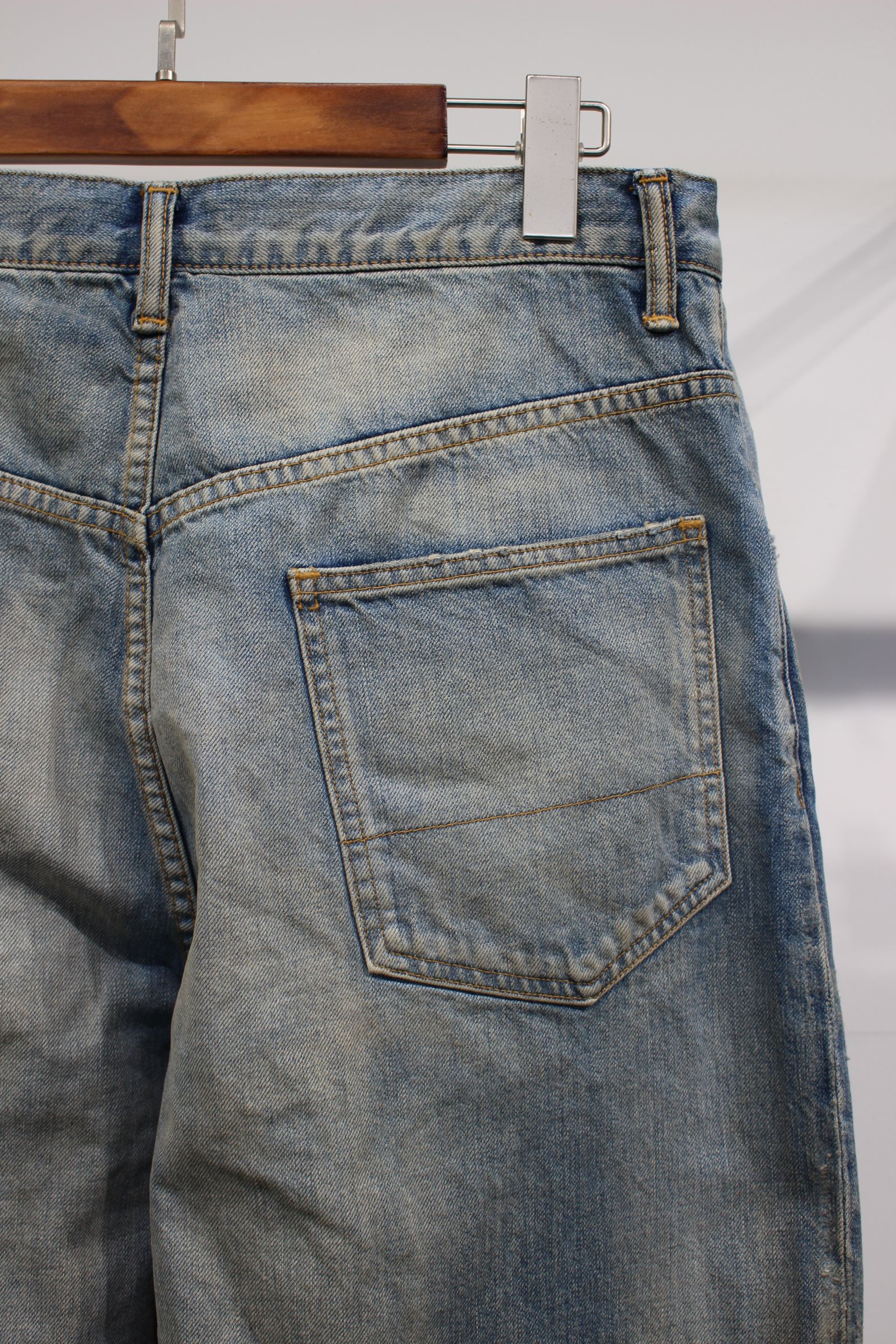 AGING STRAIGHT 5P DENIM PANTS | INDIGO | デニム