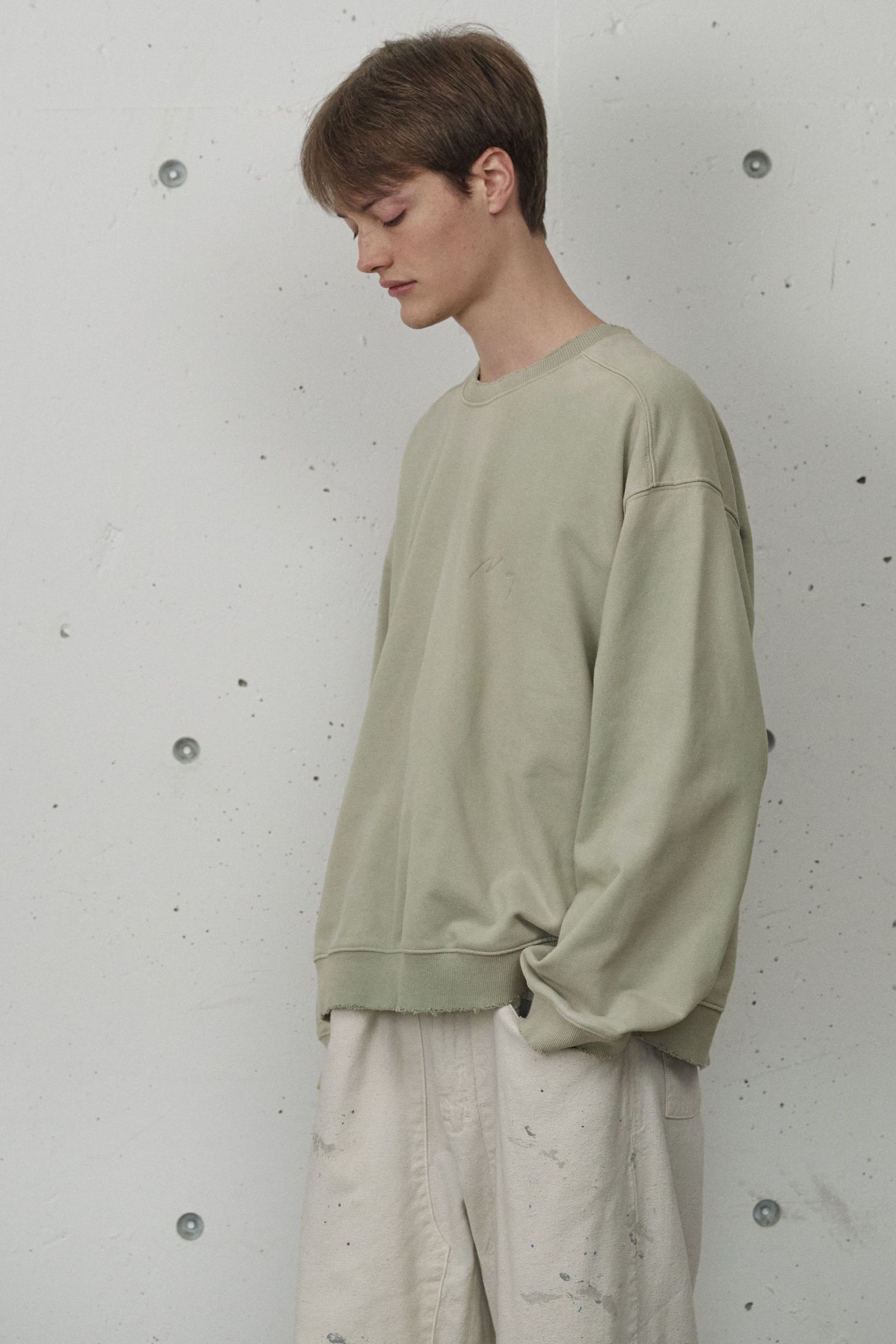 UNEVENNESS SWEAT SHIRT | GRAYMINT | スウェット