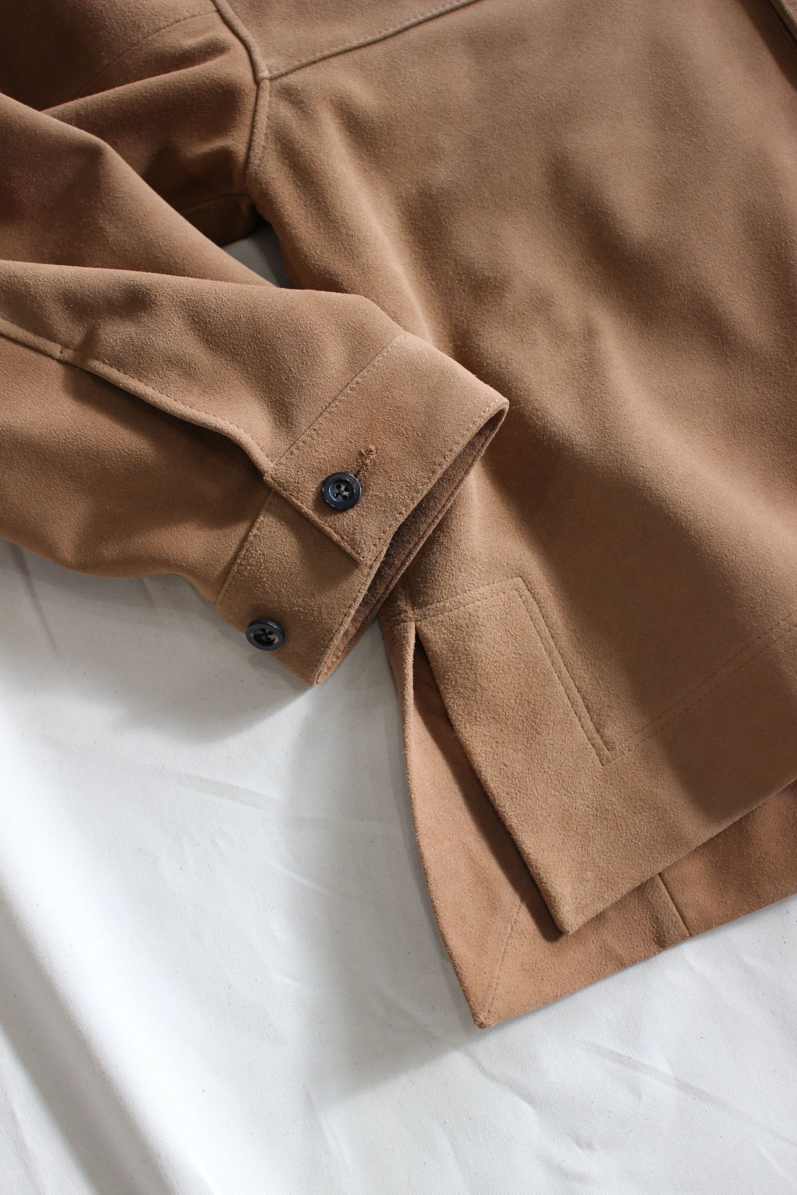 ANCELLM | SUEDE SHORT SHIRT JACKET | 商品説明 | NapsNote