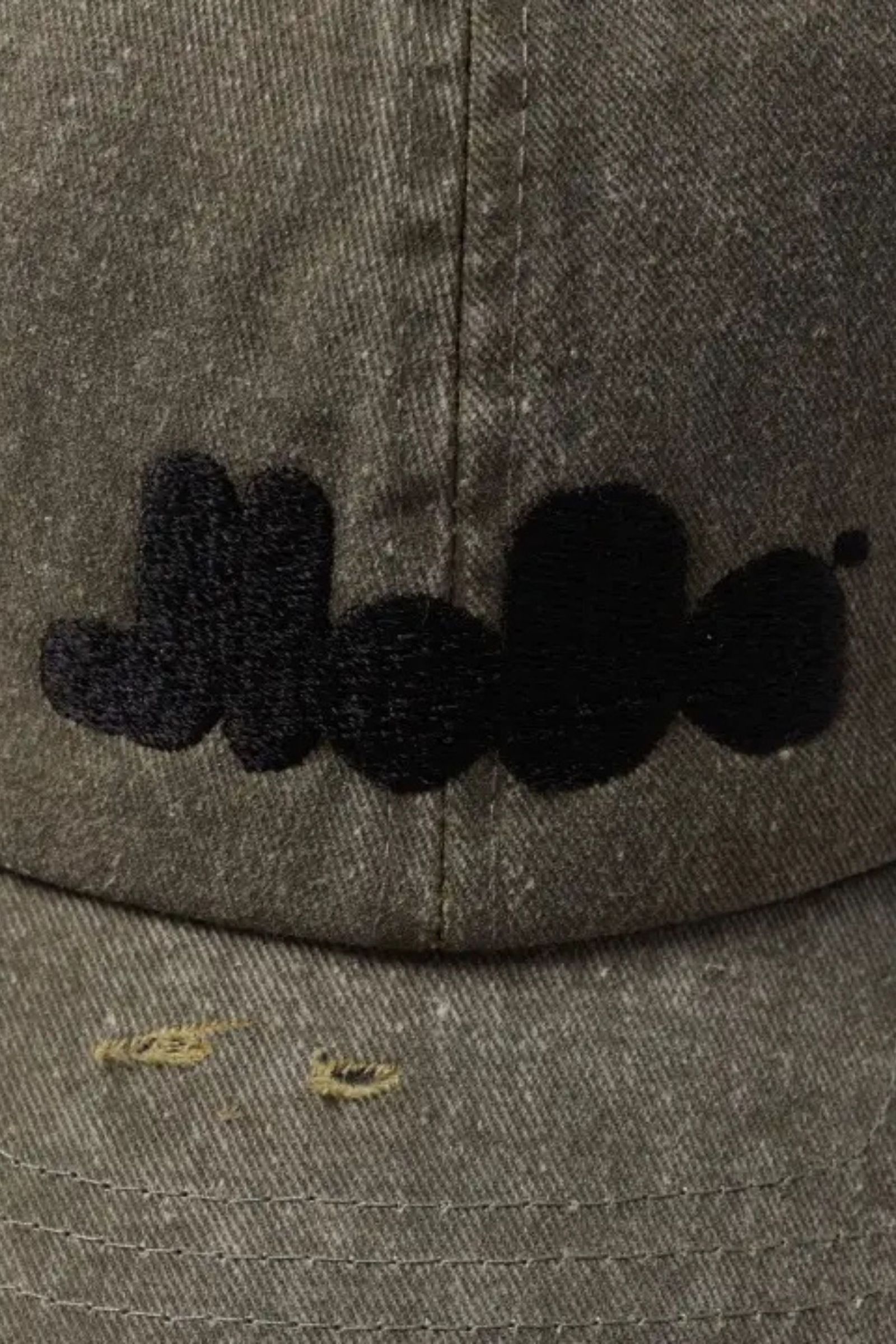 JieDa LOGO DAMAGE CAP | KHAKI | キャップ