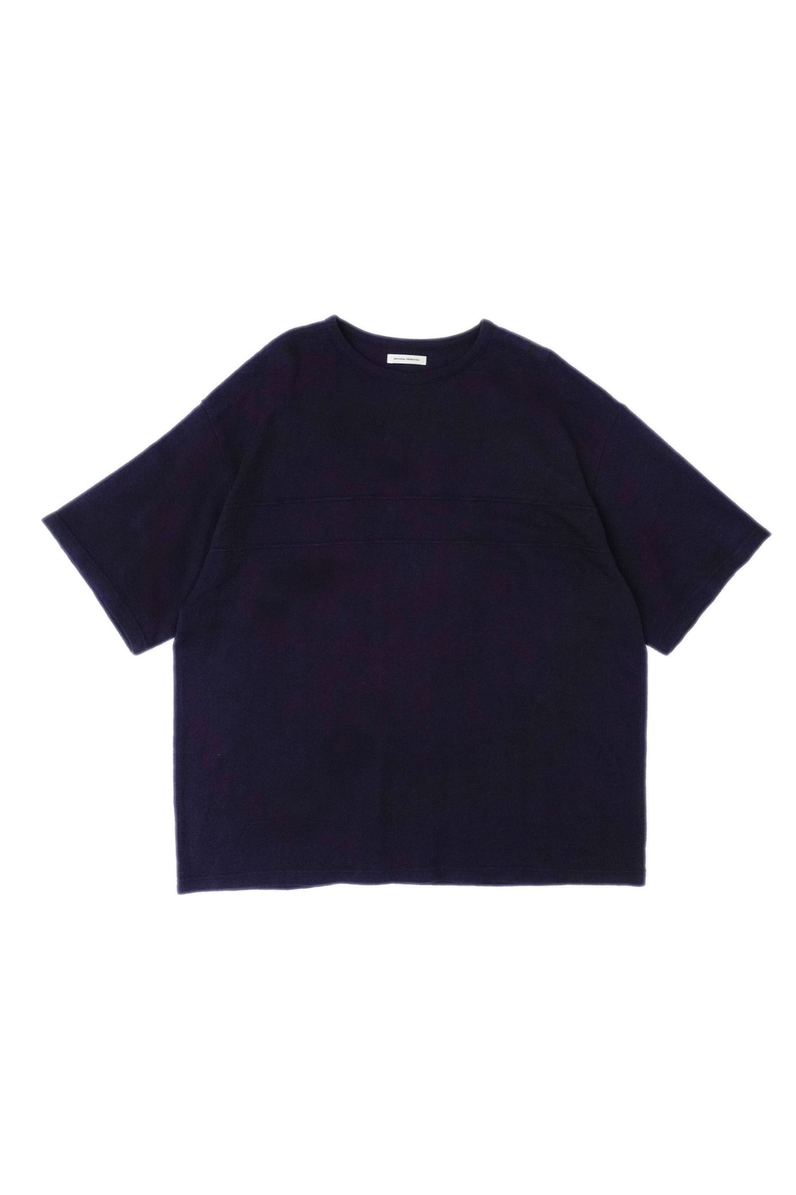 UNIVERSAL PRODUCTS - CREPE WEAVE S/S PANEL T-SHITRS | IVORY UNIVERSAL PRODUCTS - CREPE WEAVE S/S PANEL T-SHITRS | IVORY