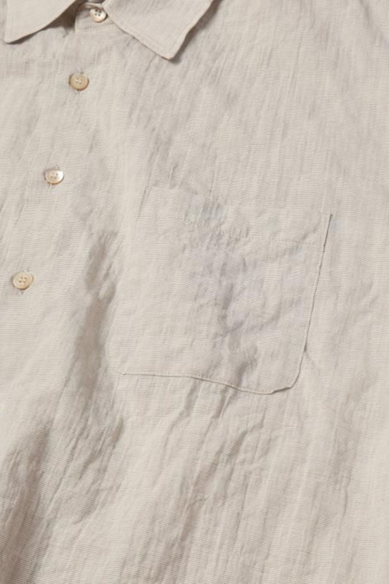 WRINKLE SHIRT S/S | IVORY | シャツ