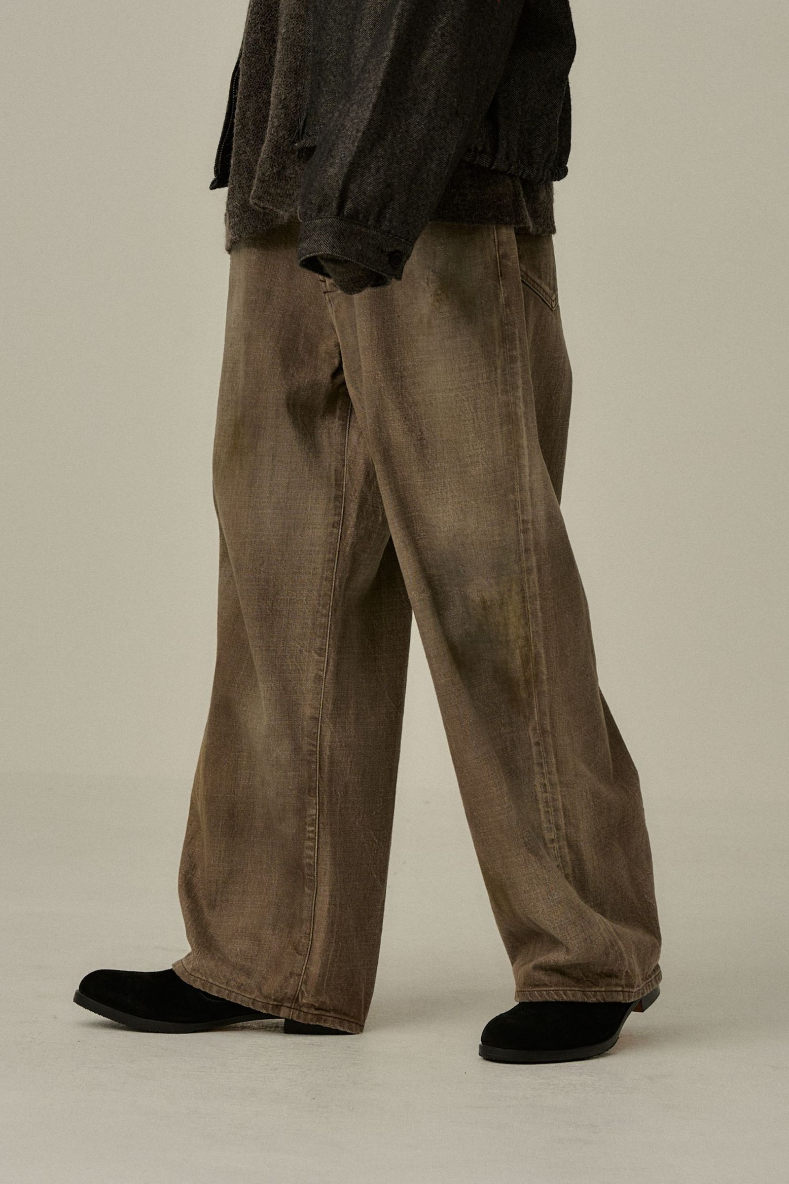 #01 AGING01 | BROWN | デニムパンツ