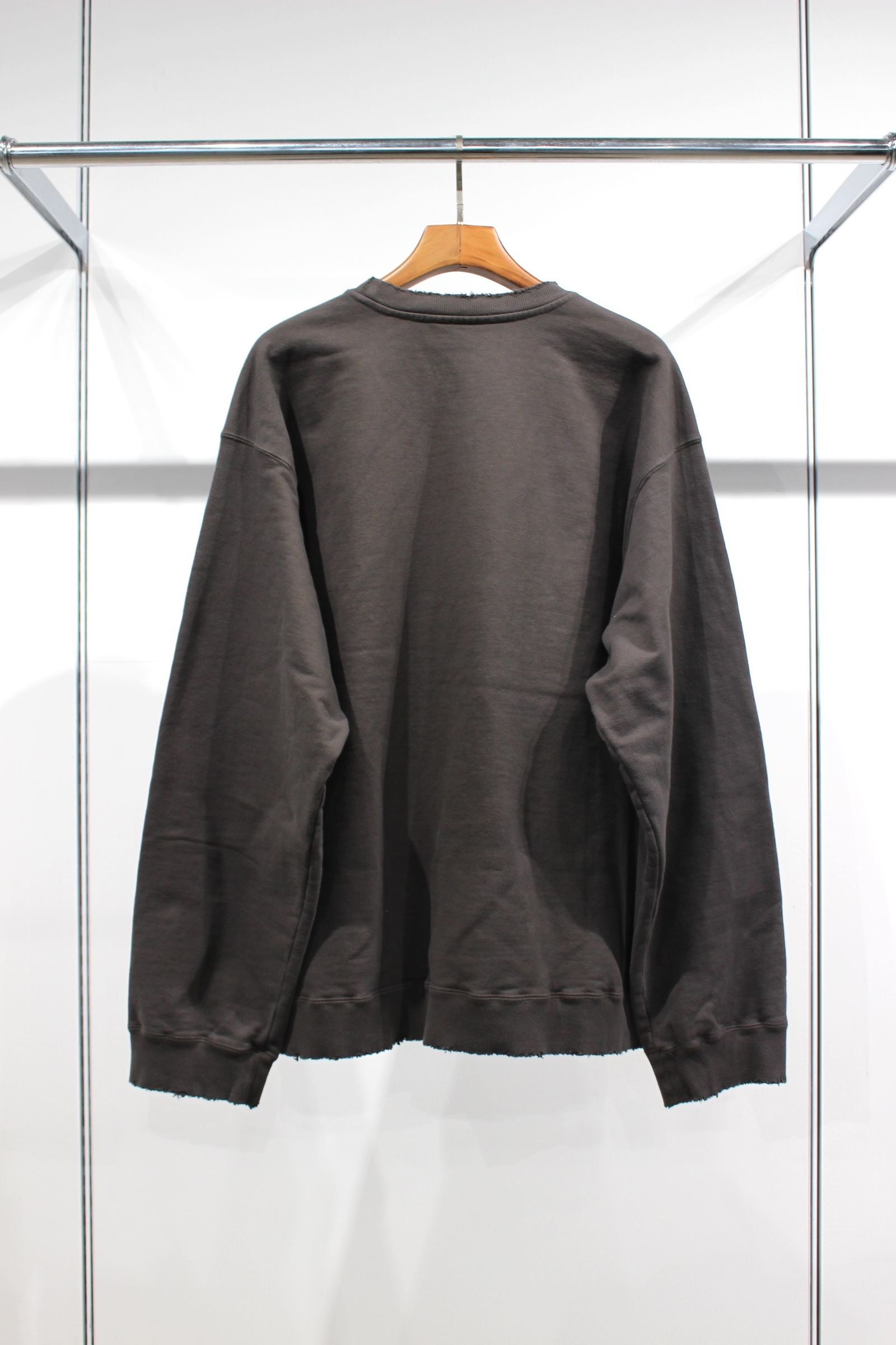 ANCELLM - AGING OVER SWEAT SHIRT/F.BLACK | NapsNote