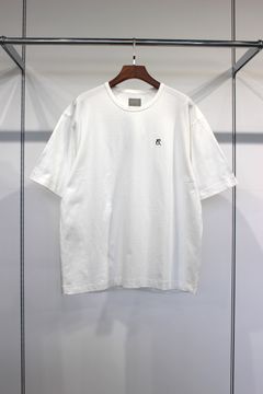 EMBROIDERY S/S TEE/WHITE
