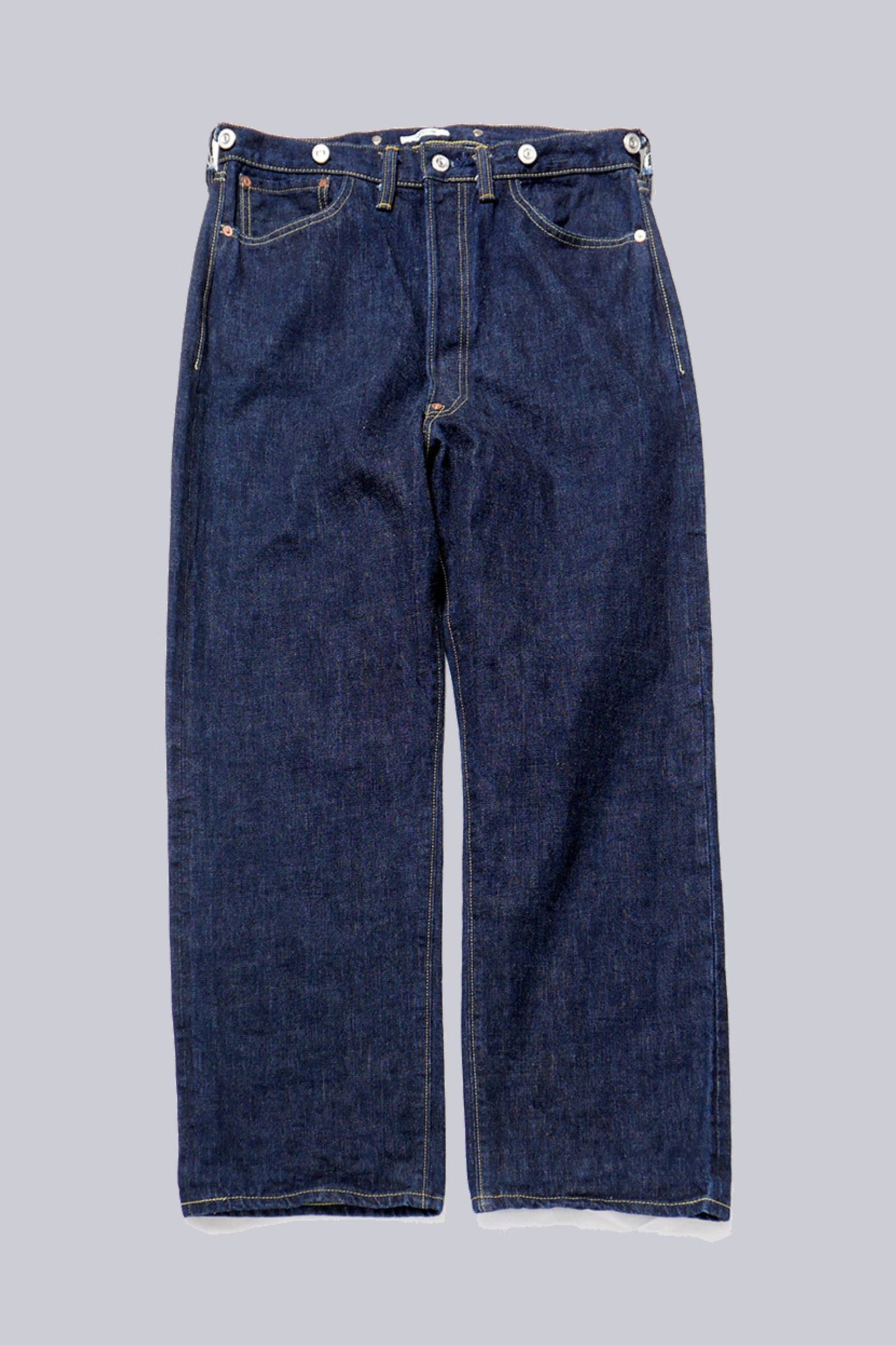 NATURAL INDIGO SHUTTLE DENIM SINGLE NEEDLE 201 No2 JEANS | NAVY | デニムパンツ