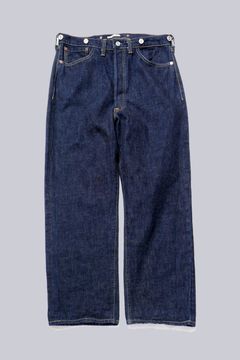 NATURAL INDIGO SHUTTLE DENIM SINGLE NEEDLE 201 No2 JEANS | NAVY | デニムパンツ